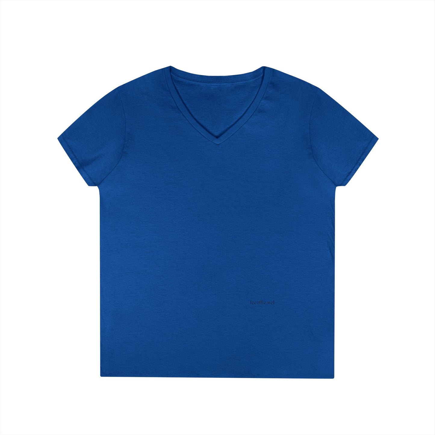 Angel Wings (back) - Ladies' V-Neck T-Shirt 100% cotton