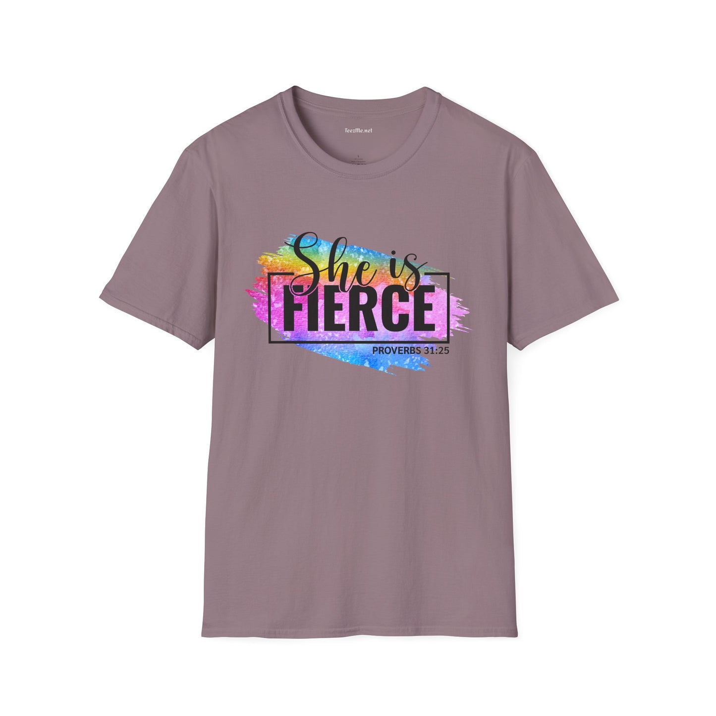 She is FIERCE Unisex Softstyle T-Shirt 100% Cotton Graphic