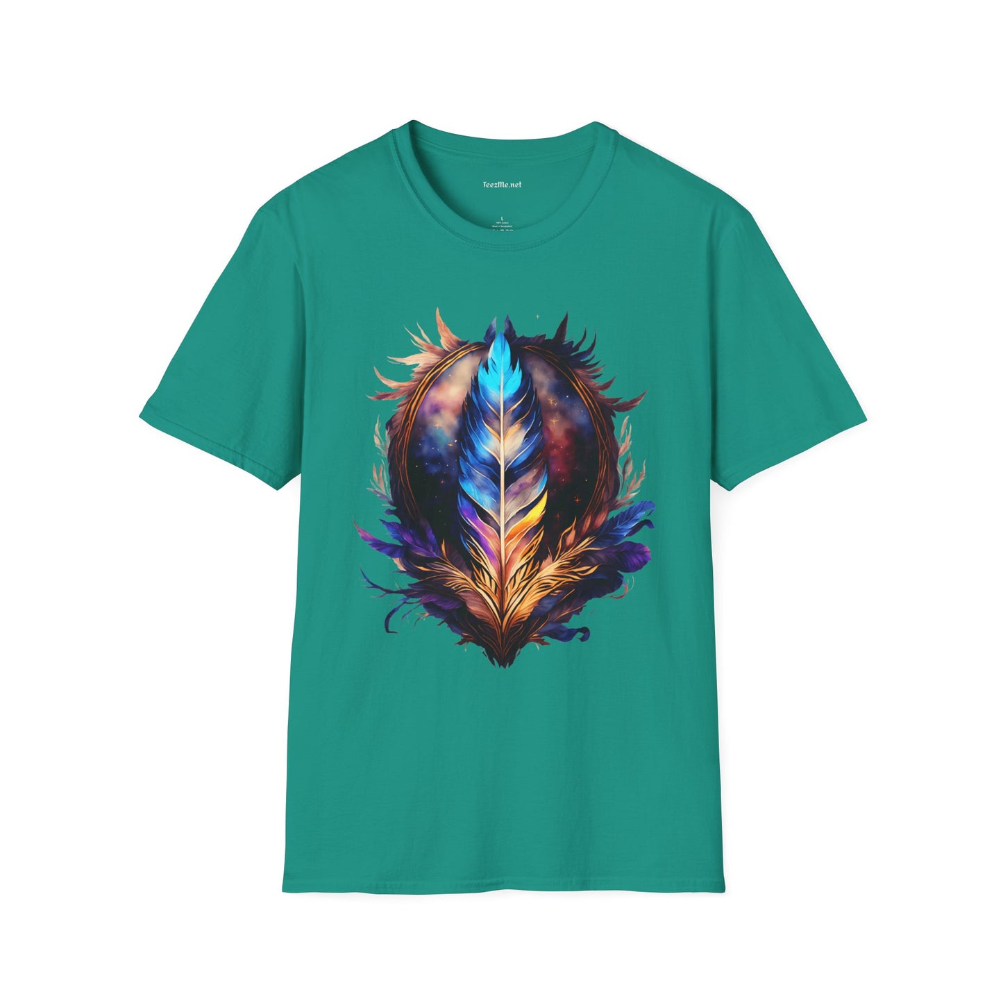 Eagle Feather Unisex Softstyle T-Shirt 100% Cotton Graphic