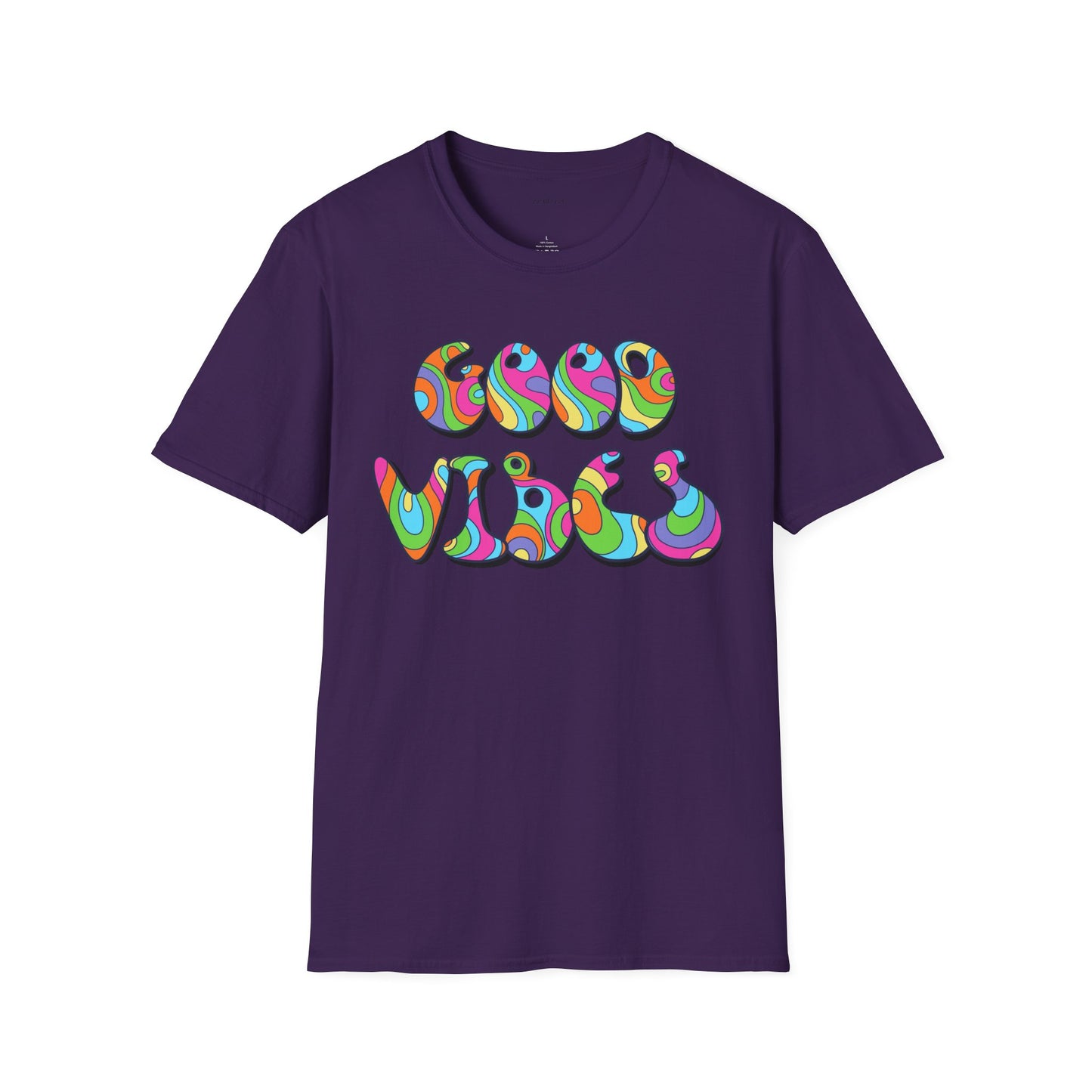 Good Vibes - Unisex Softstyle T-Shirt 100% Cotton Graphic