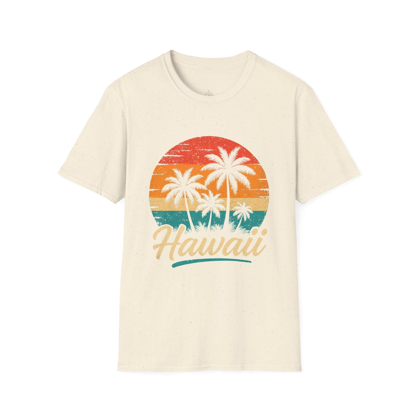 Retro Hawaii Unisex Softstyle T-Shirt 100% Cotton