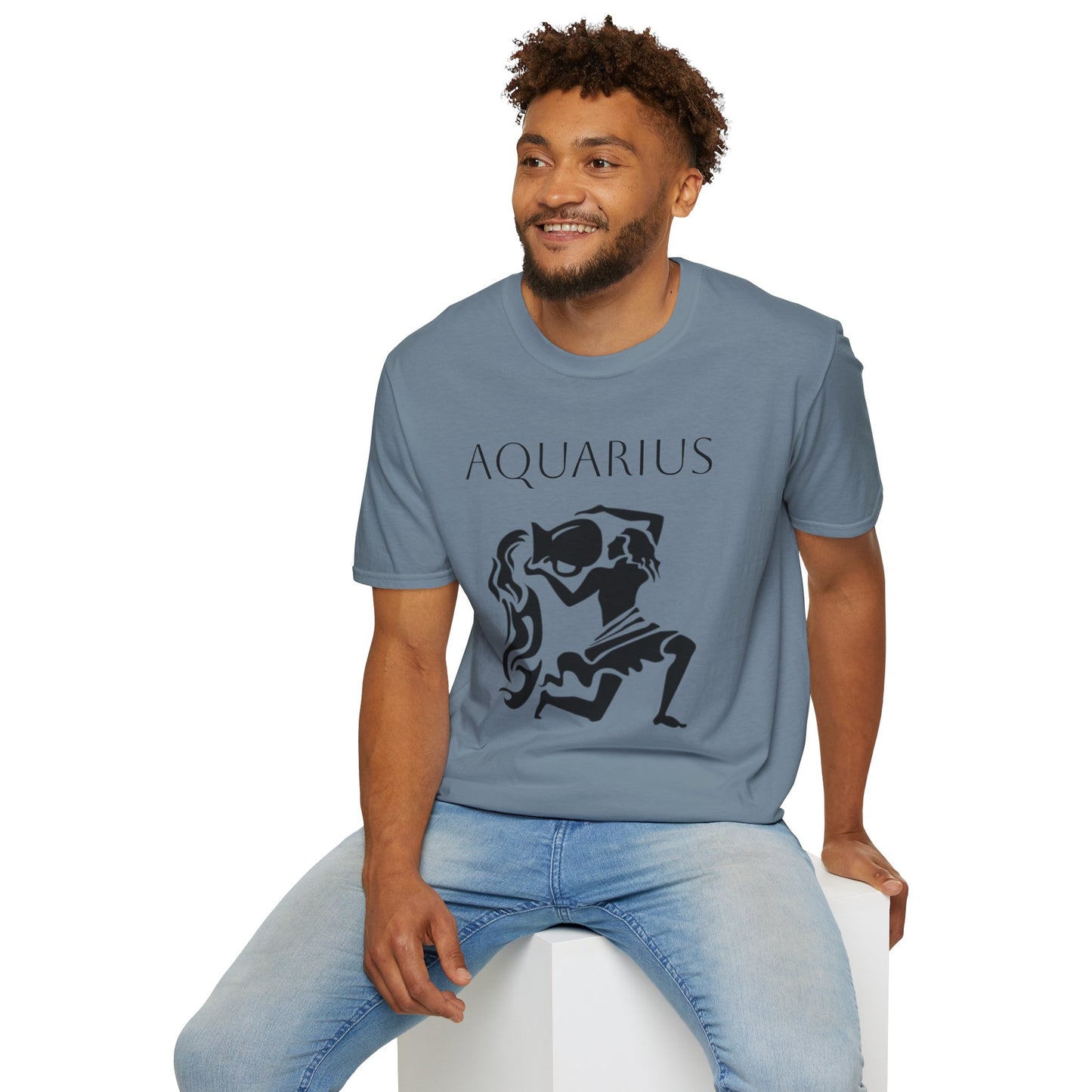 AQUARIUS - Unisex Softstyle T-Shirt 100% Cotton Graphic