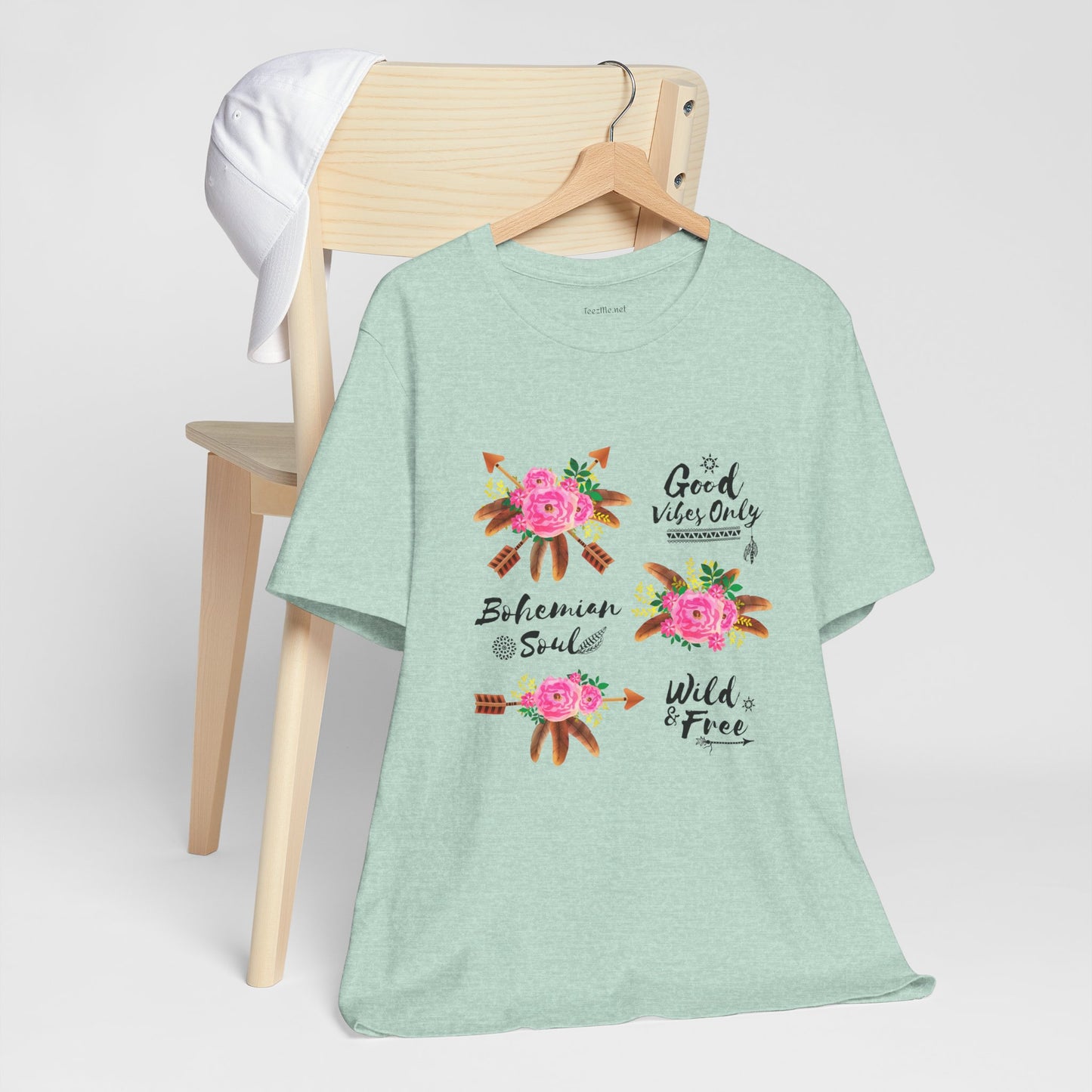 Wild & Free - Unisex Jersey Short Sleeve Tee #BOHO