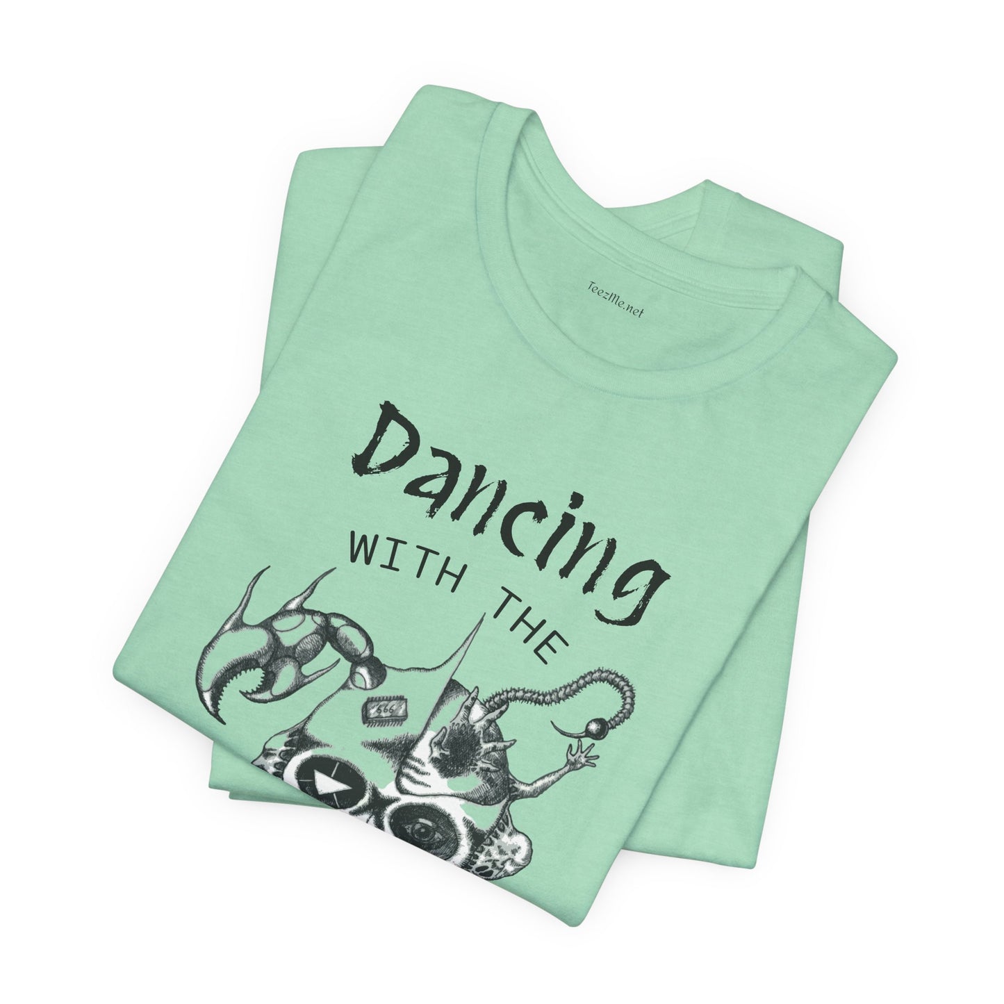 Dancing with the Devil (image) - Unisex Jersey Short Sleeve Tee