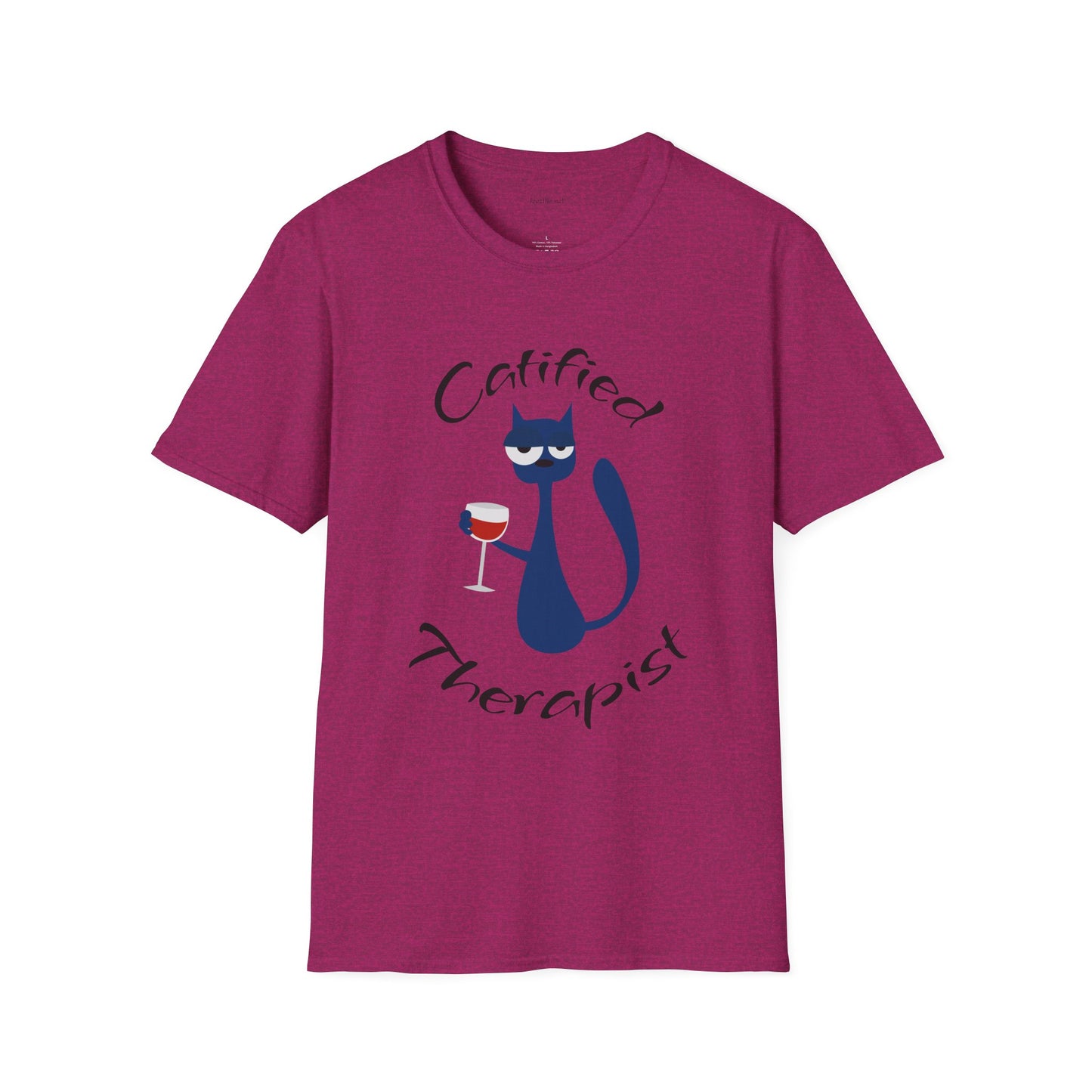 Catified Therapist - Unisex Softstyle T-Shirt 100% Cotton Graphic