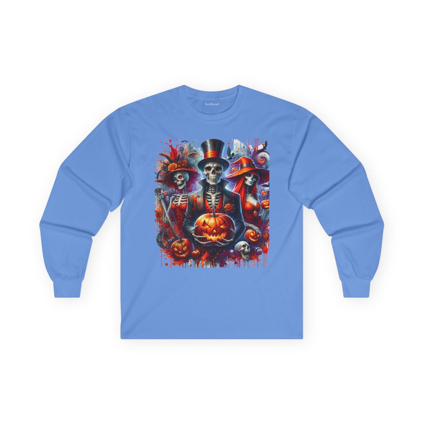 Halloween Skeletons 01 Unisex Ultra Cotton Long Sleeve Tee