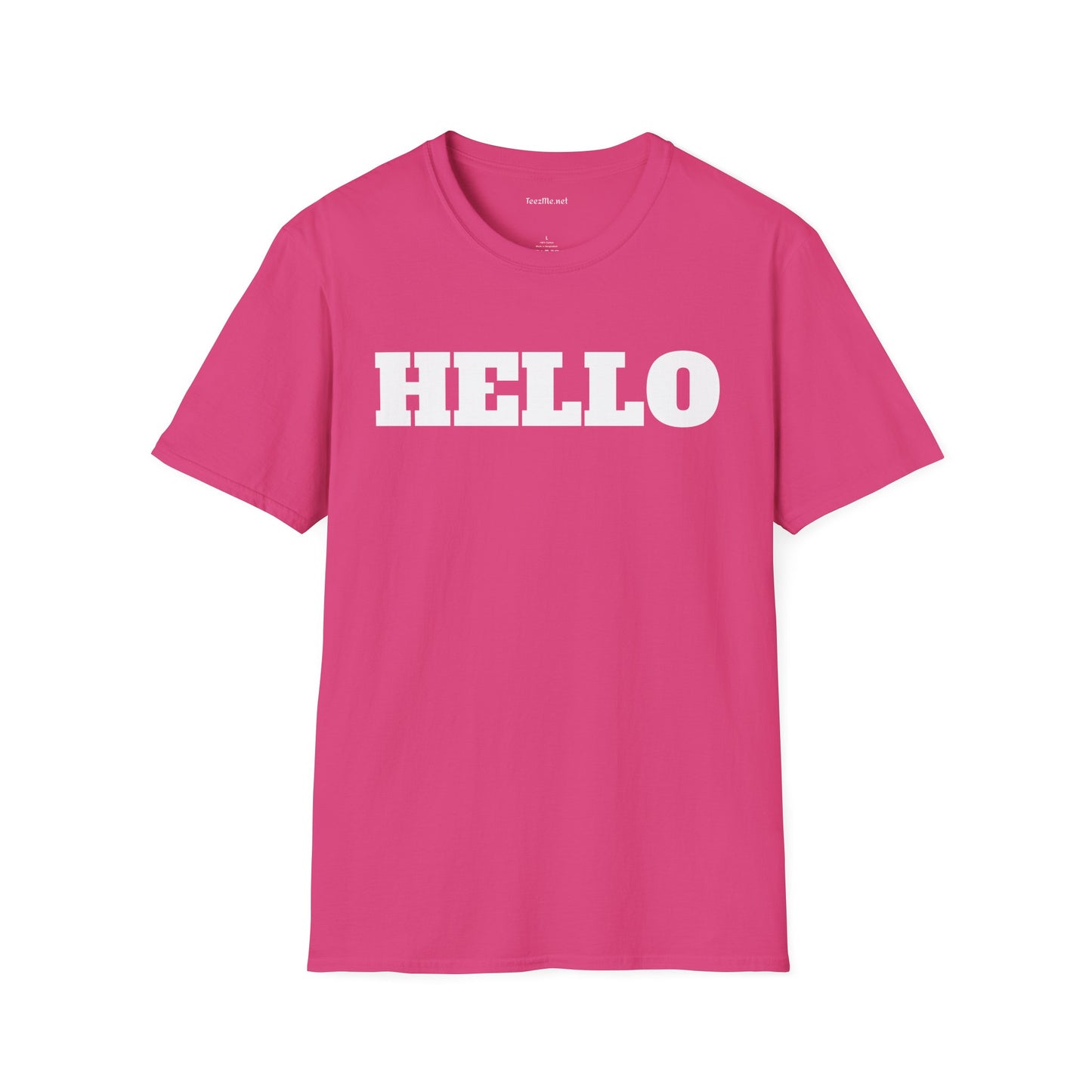 HELLO - Unisex Softstyle T-Shirt 100% Cotton Graphic