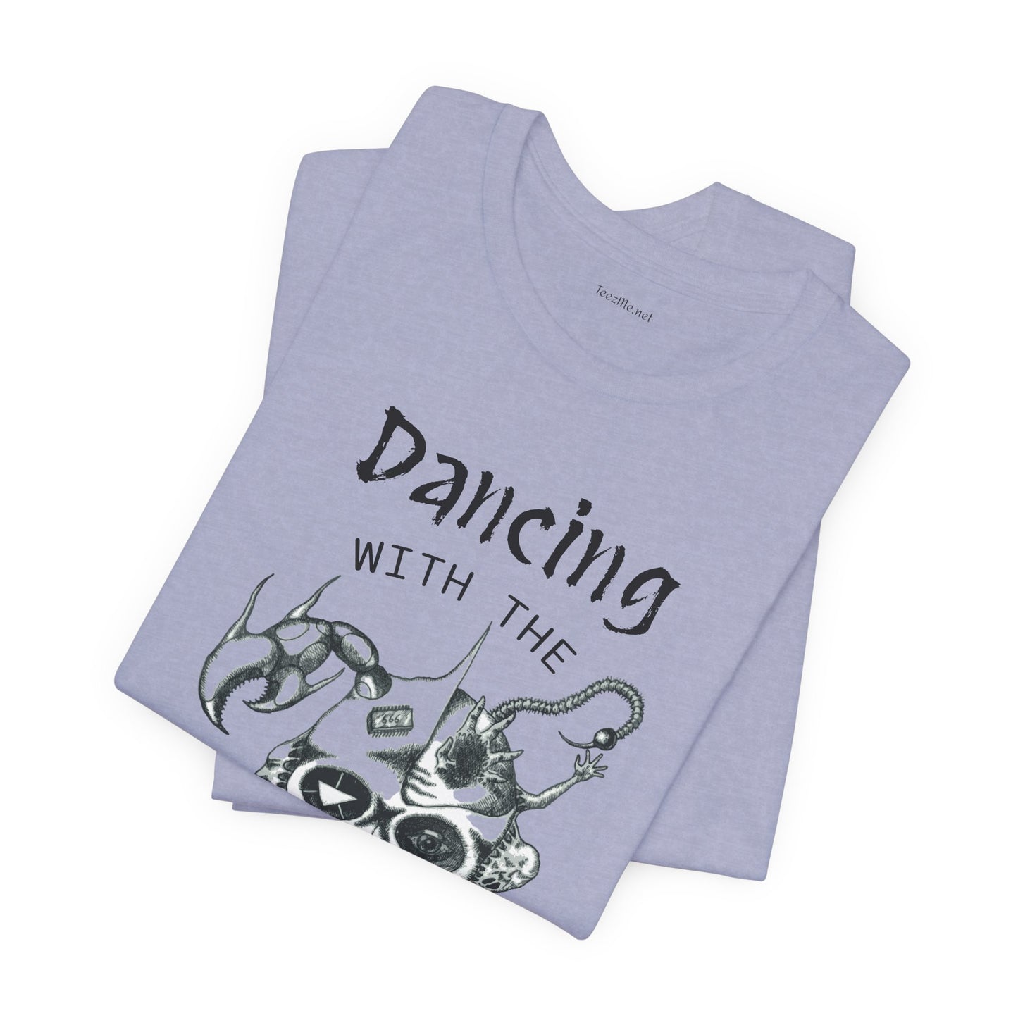 Dancing with the Devil (image) - Unisex Jersey Short Sleeve Tee