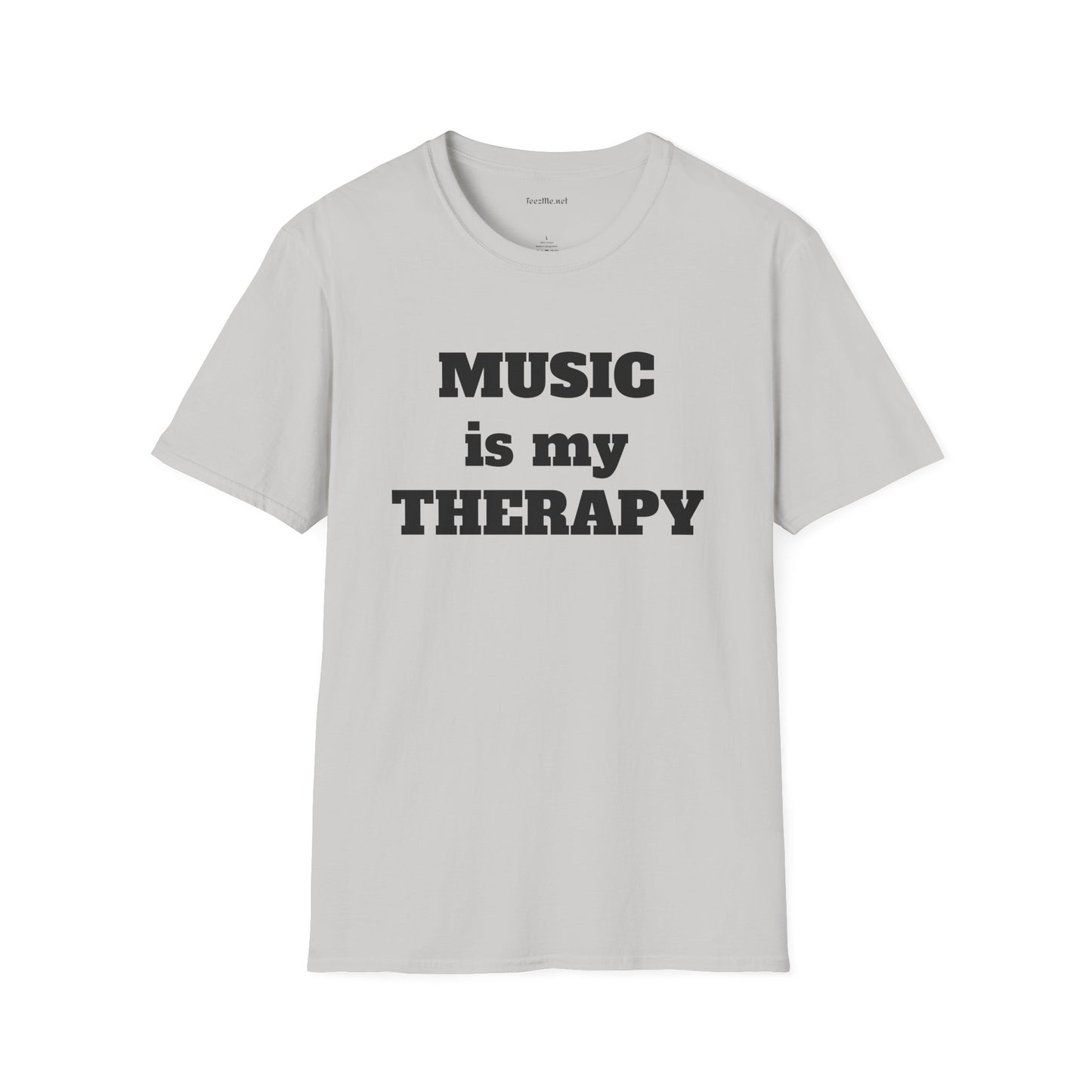 Music is my Therapy - Unisex Softstyle T-Shirt 100% Cotton Graphic