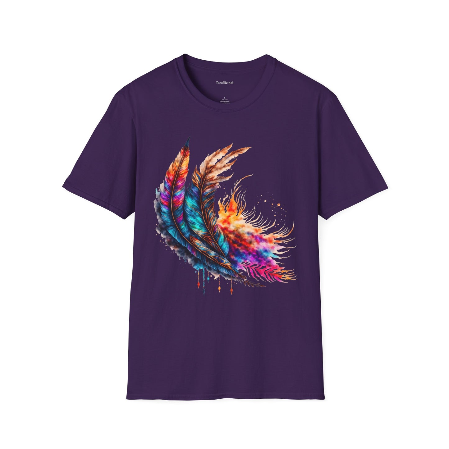 Eagle Feather (1) Unisex Softstyle T-Shirt 100% Cotton Graphic