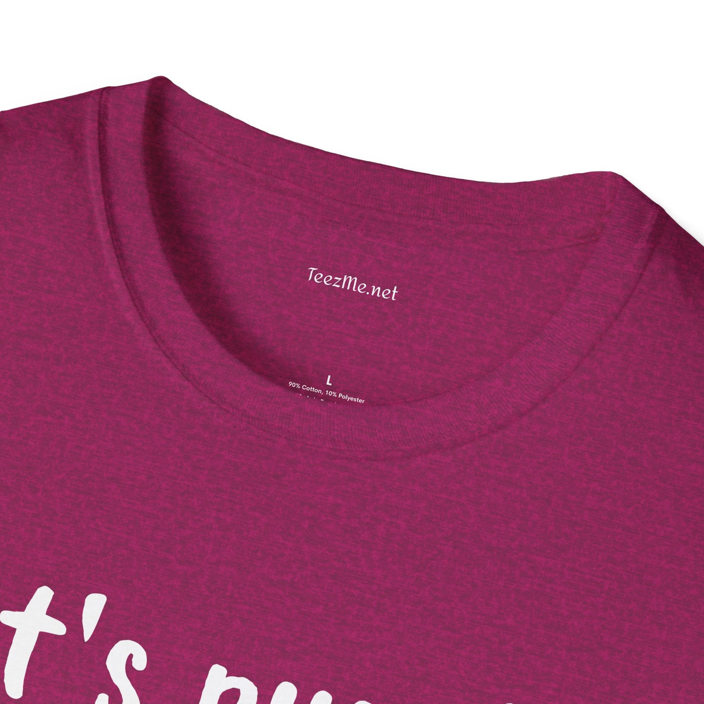 Let's purrty! - Unisex Softstyle T-Shirt 100% Cotton Graphic