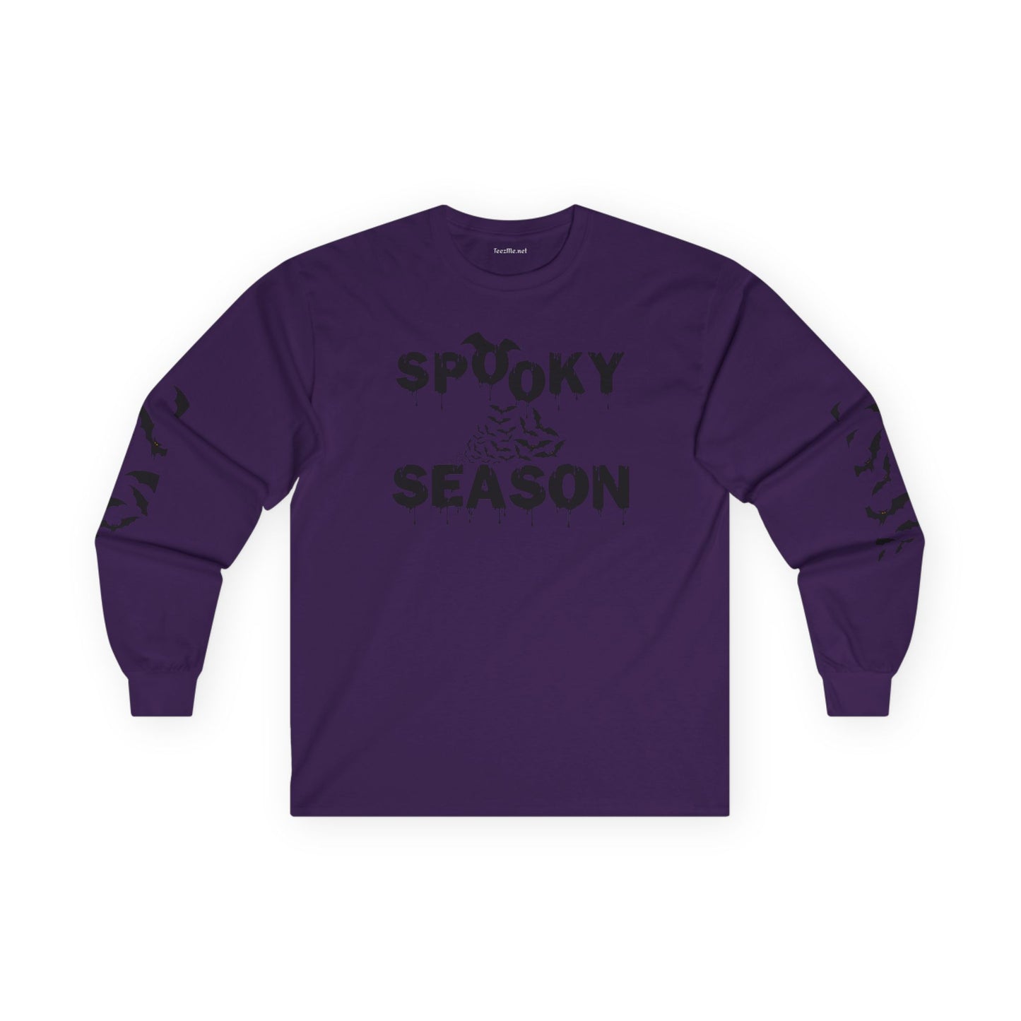 Spooky Season with Bats Unisex Ultra Cotton Long Sleeve Tee