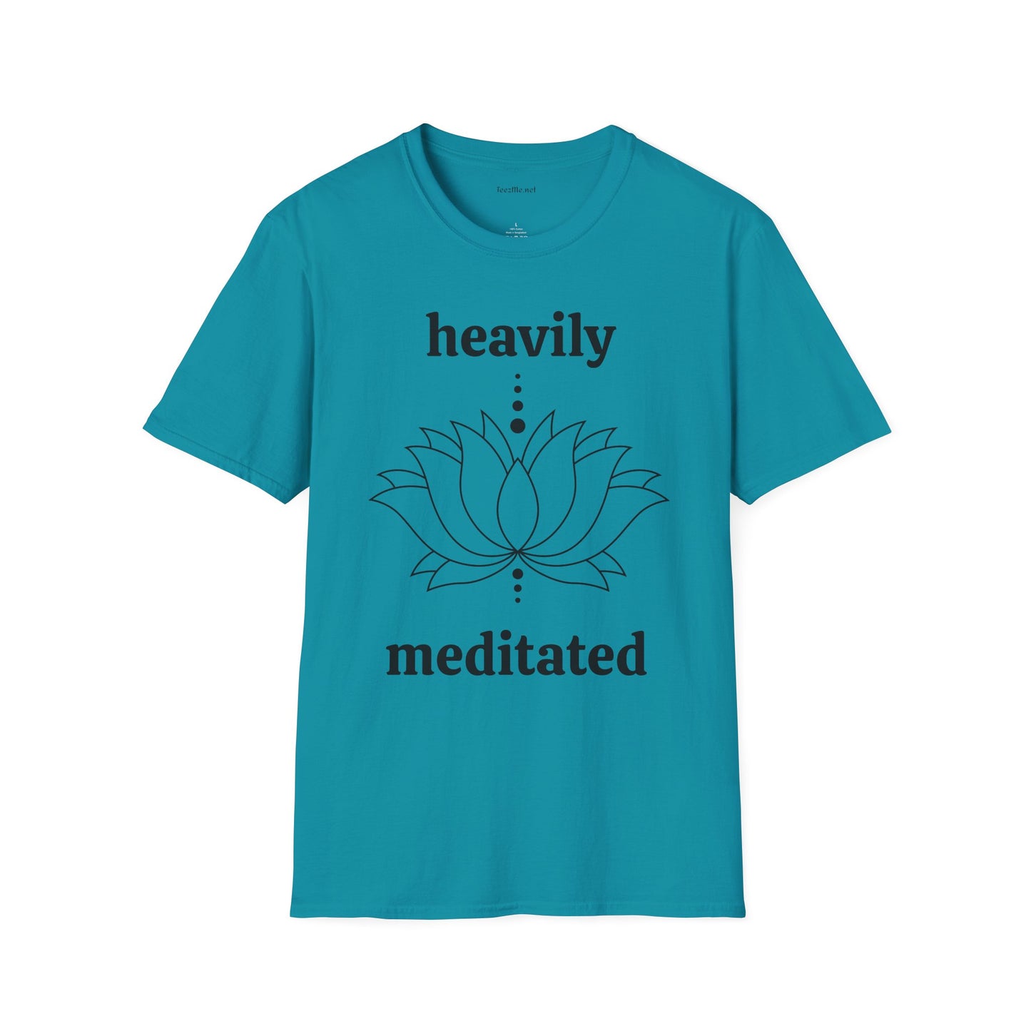 Heavily Meditated - Unisex Softstyle T-Shirt 100% Cotton Graphic