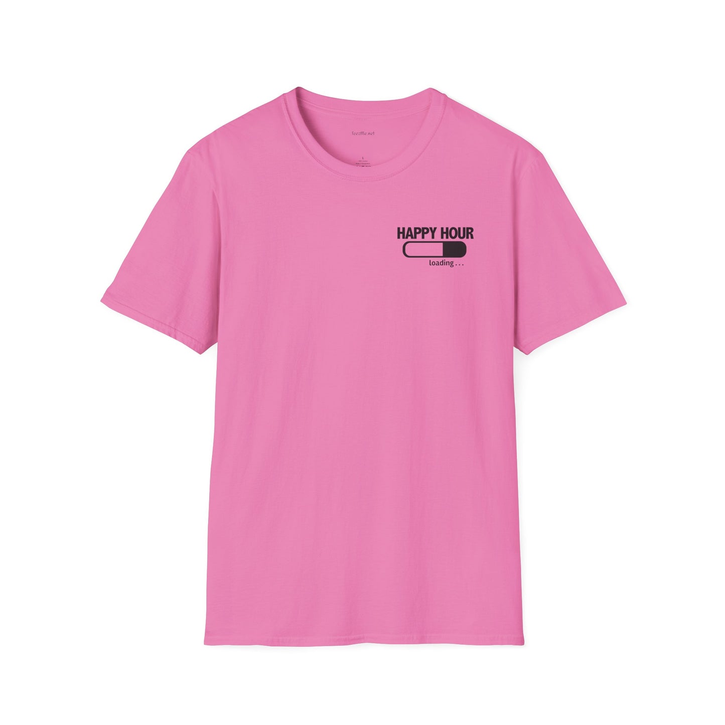 Happy Hour - Unisex Softstyle T-Shirt 100% Cotton Graphic