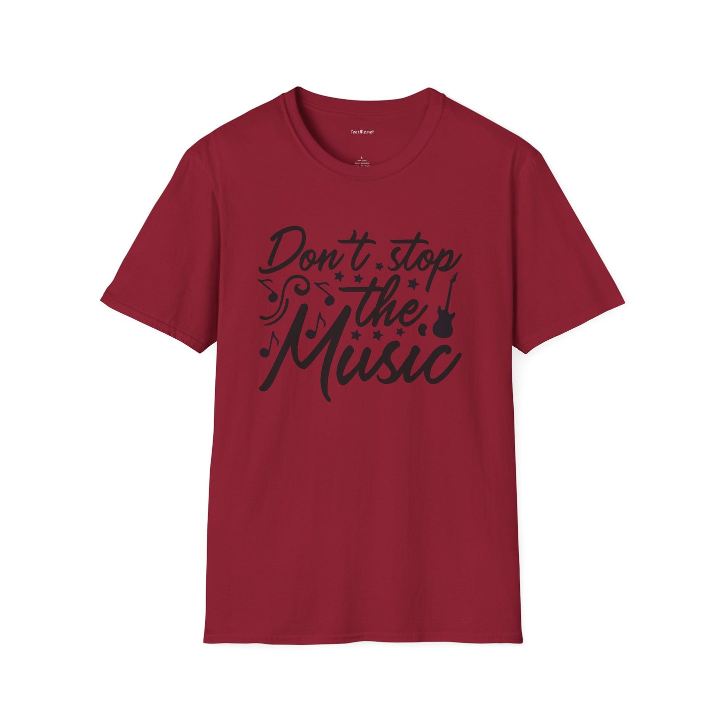Don't stop the Music 1 - Unisex Softstyle T-Shirt 100% Cotton Graphic
