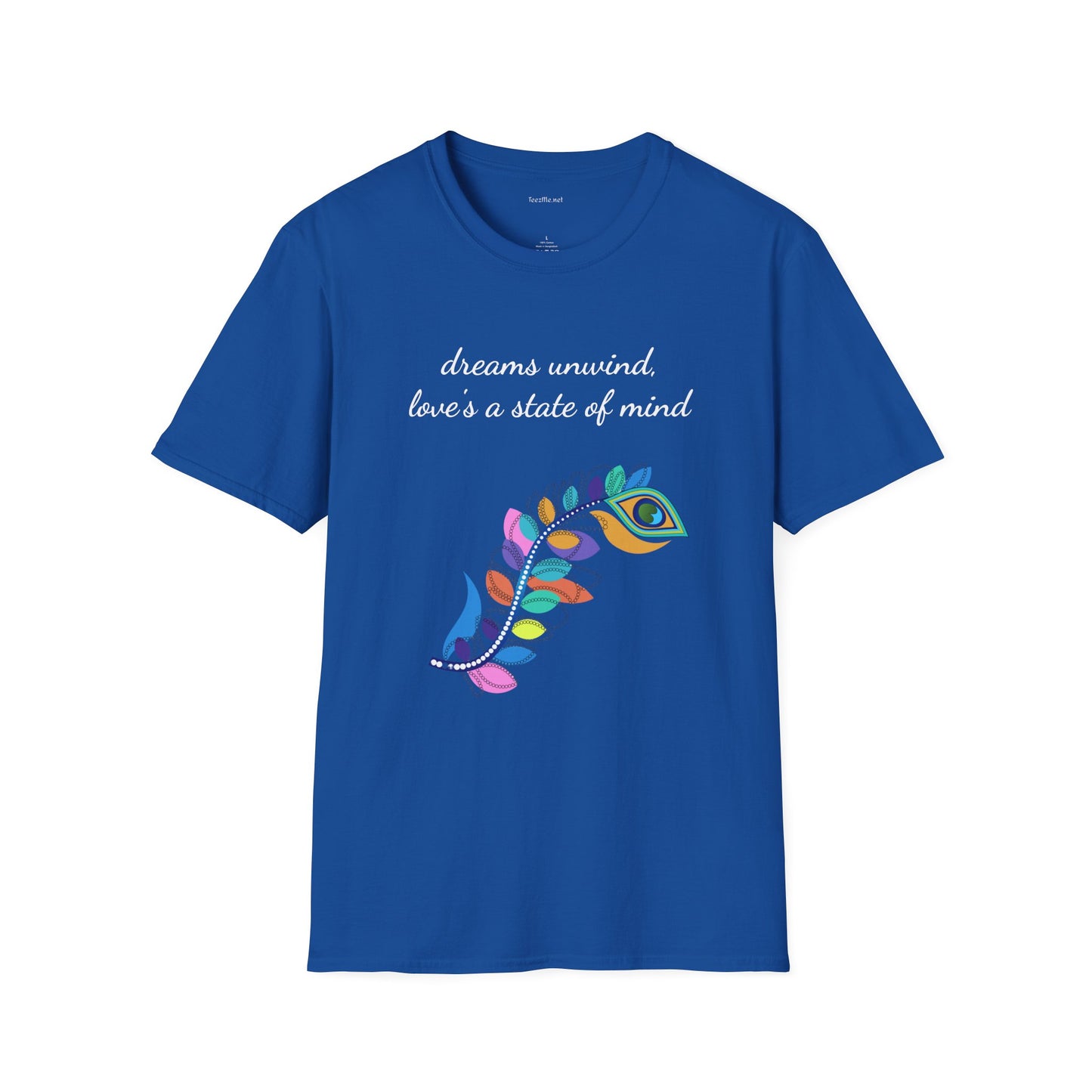 Dreams unwind - Unisex Softstyle T-Shirt 100% Cotton Graphic