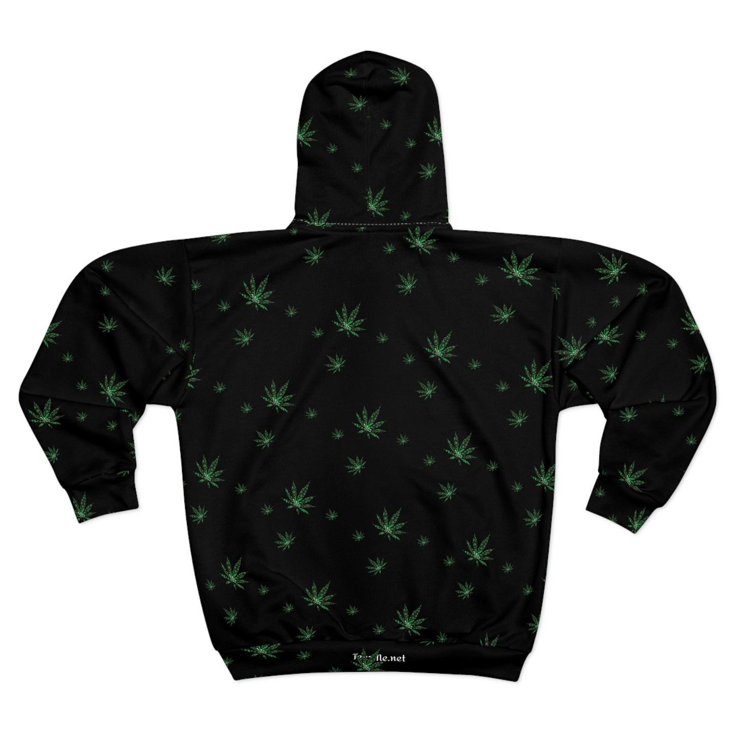Plant Leaves Unisex Zip Hoodie (AOP)