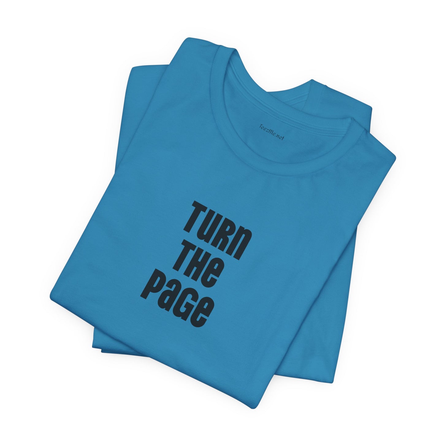 Turn the Page - Unisex Jersey Short Sleeve Tee