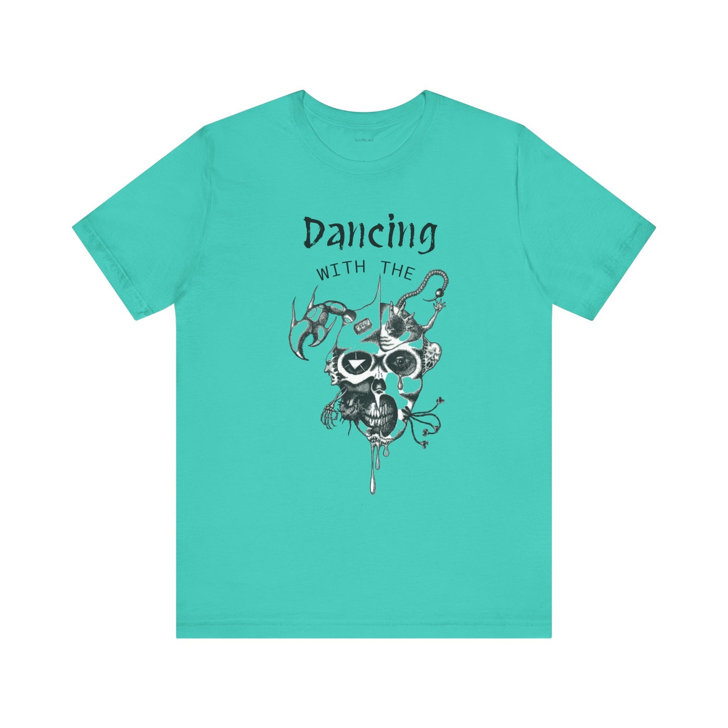 Dancing with the Devil (image) - Unisex Jersey Short Sleeve Tee