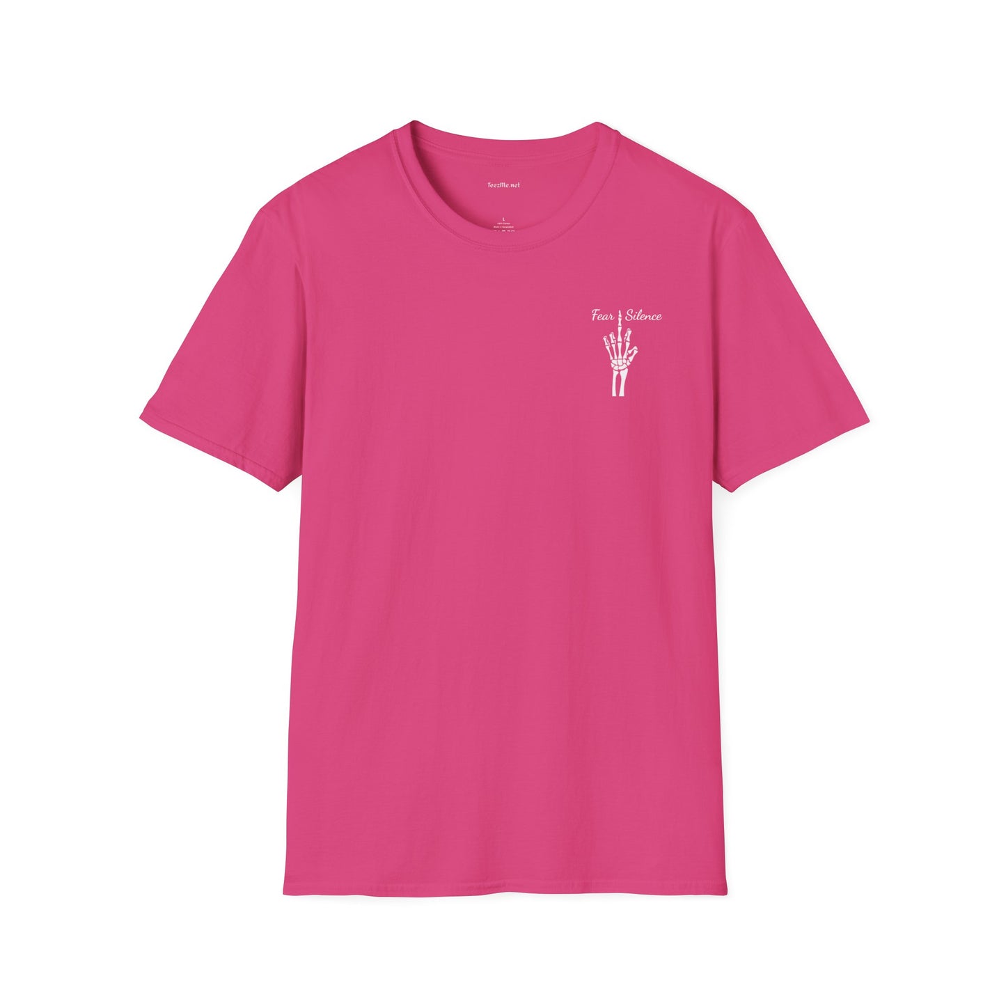Fear Silence - Unisex Softstyle T-Shirt 100% Cotton Graphic