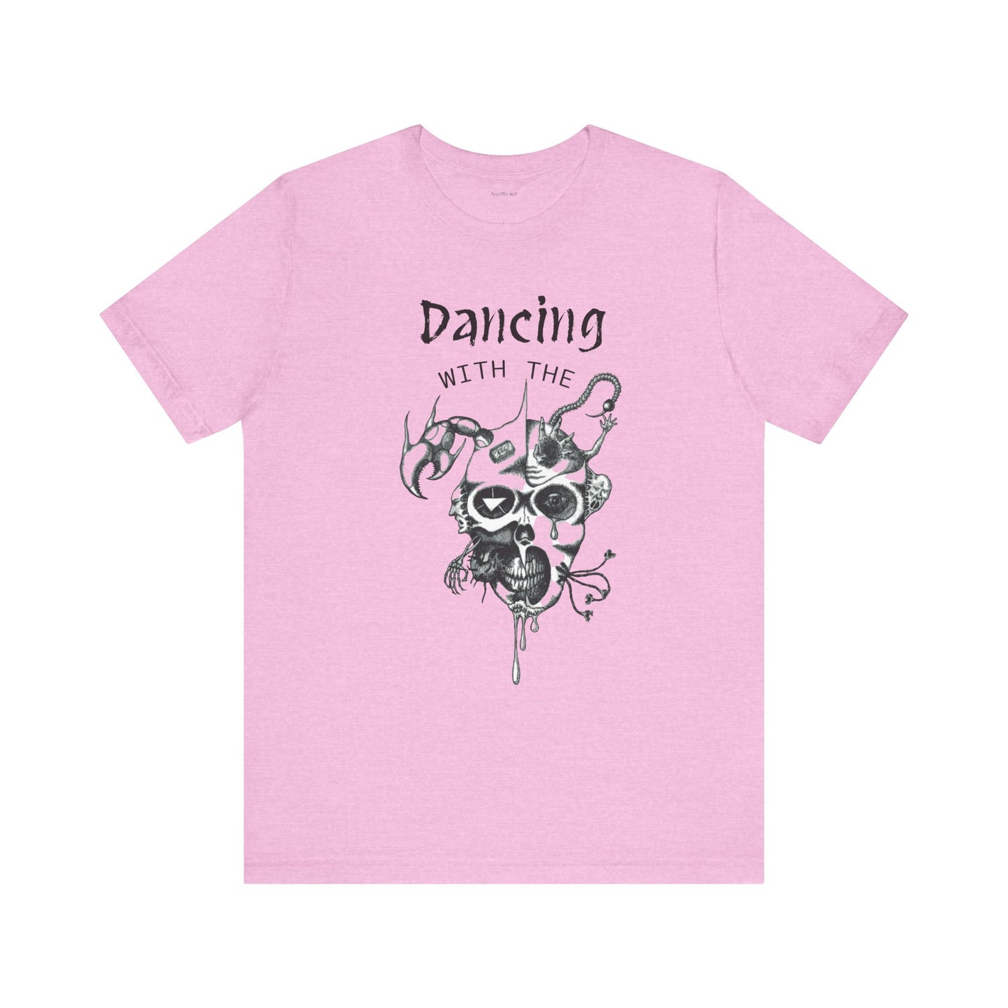 Dancing with the Devil (image) - Unisex Jersey Short Sleeve Tee