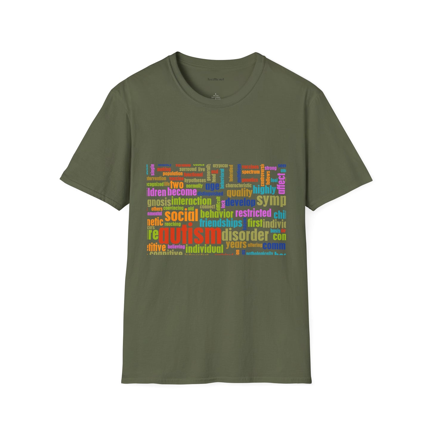 AUTISM speaks- Unisex Softstyle T-Shirt 100% Cotton Graphic
