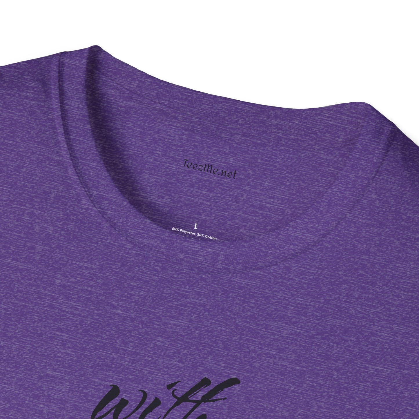 With or without you - Unisex Softstyle T-Shirt 100% Cotton Graphic