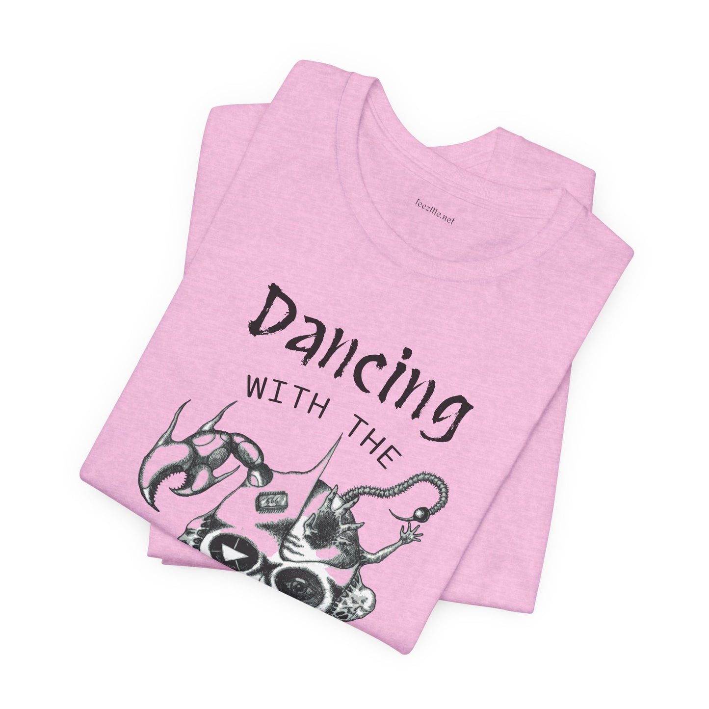 Dancing with the Devil (image) - Unisex Jersey Short Sleeve Tee