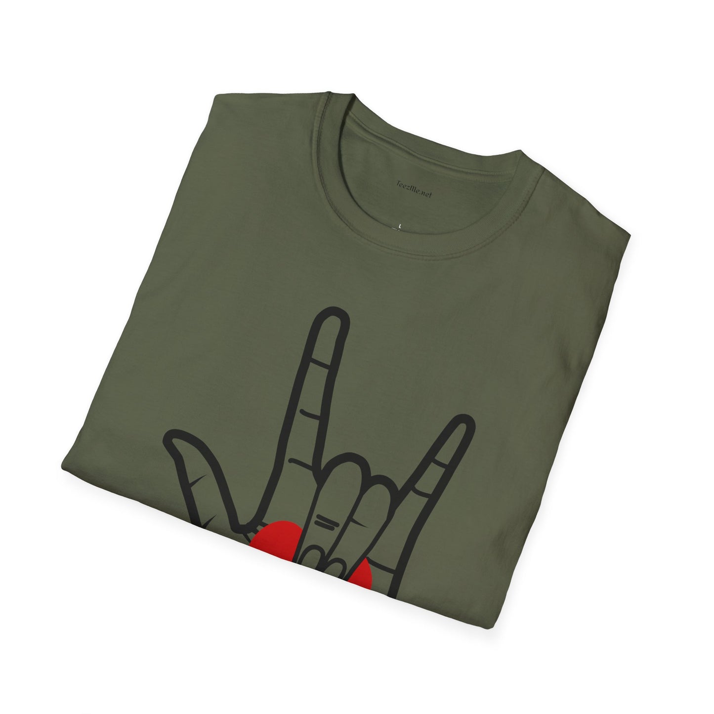 ASL Love  - Unisex Softstyle T-Shirt 100% Cotton Graphic