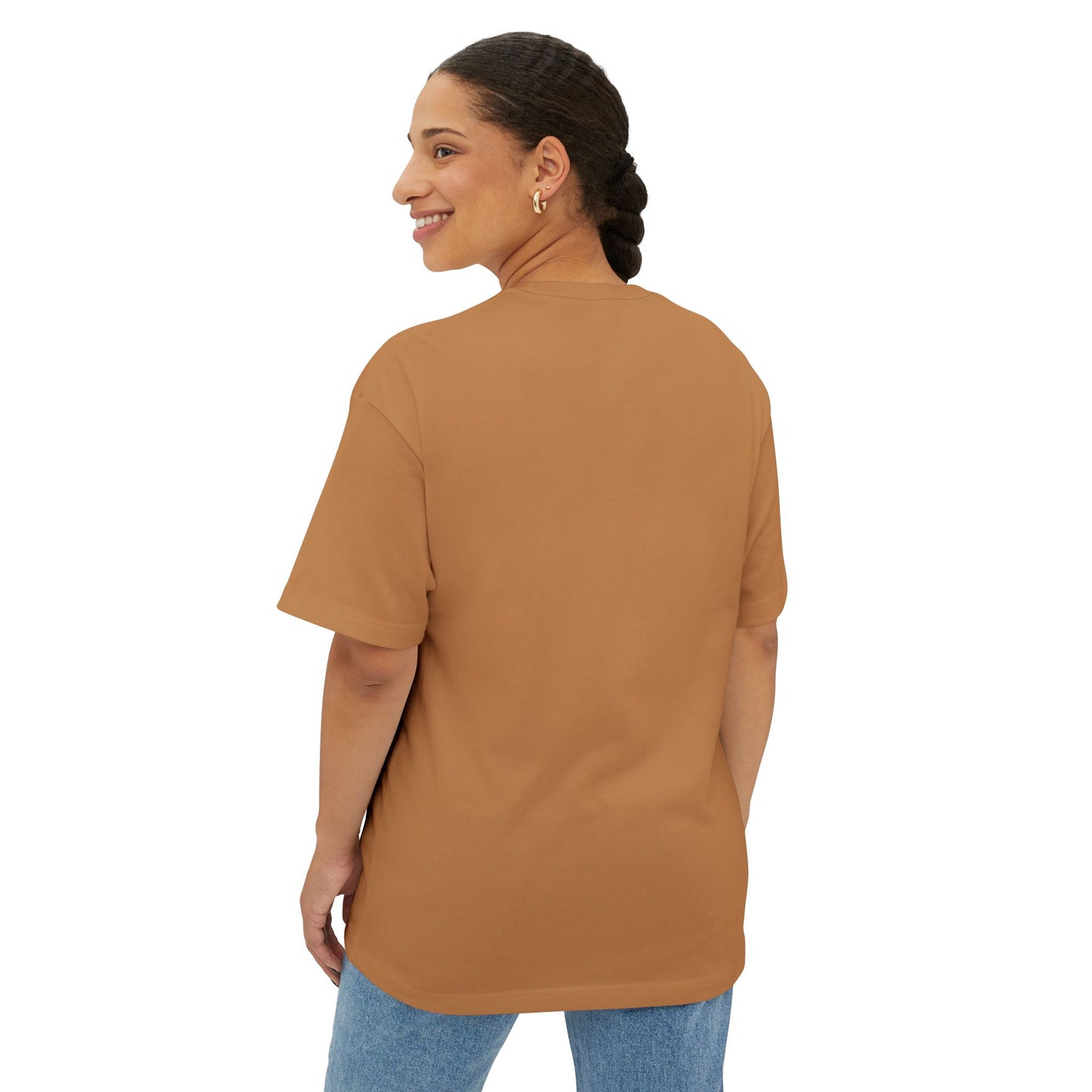 Spinning Vinyl (1) Unisex Oversized Boxy Tee