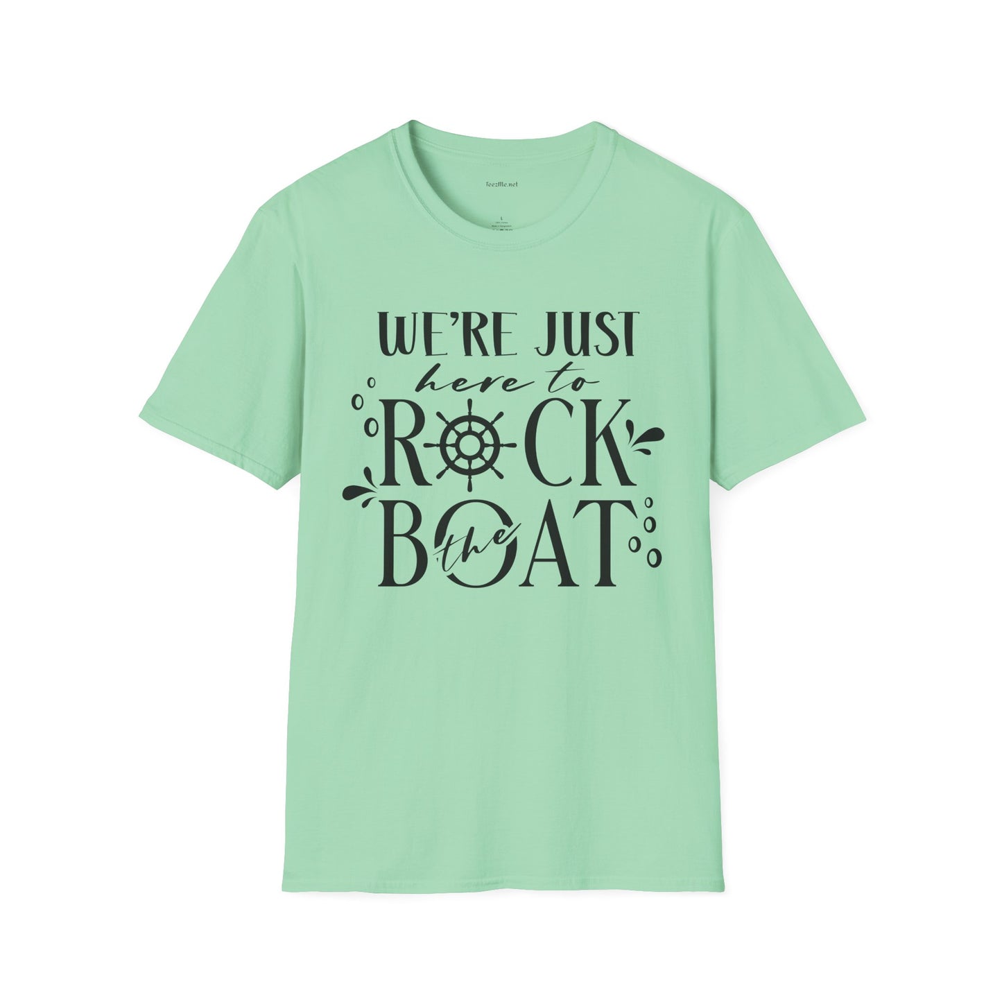 Rock the Boat - Unisex Softstyle T-Shirt 100% Cotton Graphic