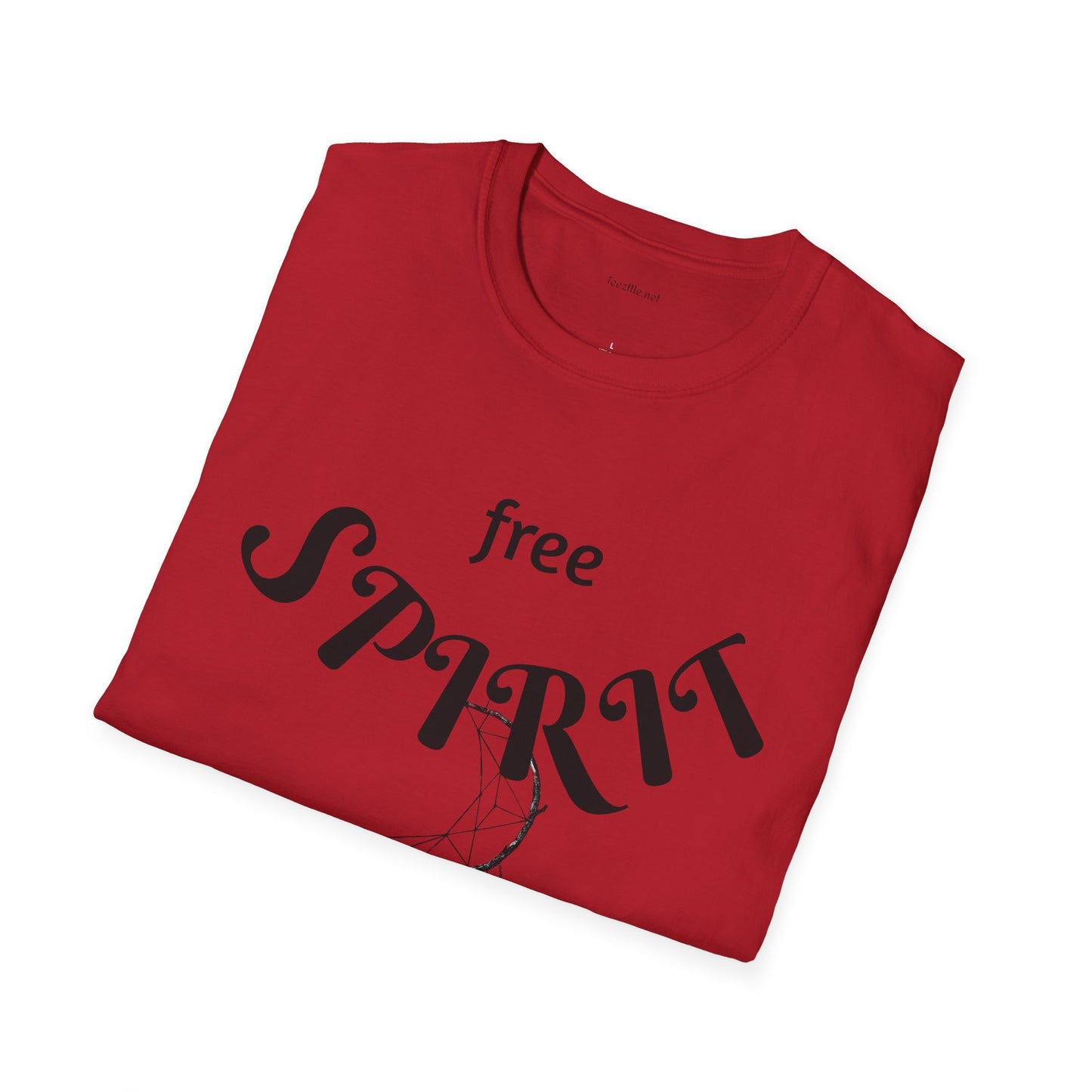 free SPIRIT - Unisex Softstyle T-Shirt 100% Cotton Graphic