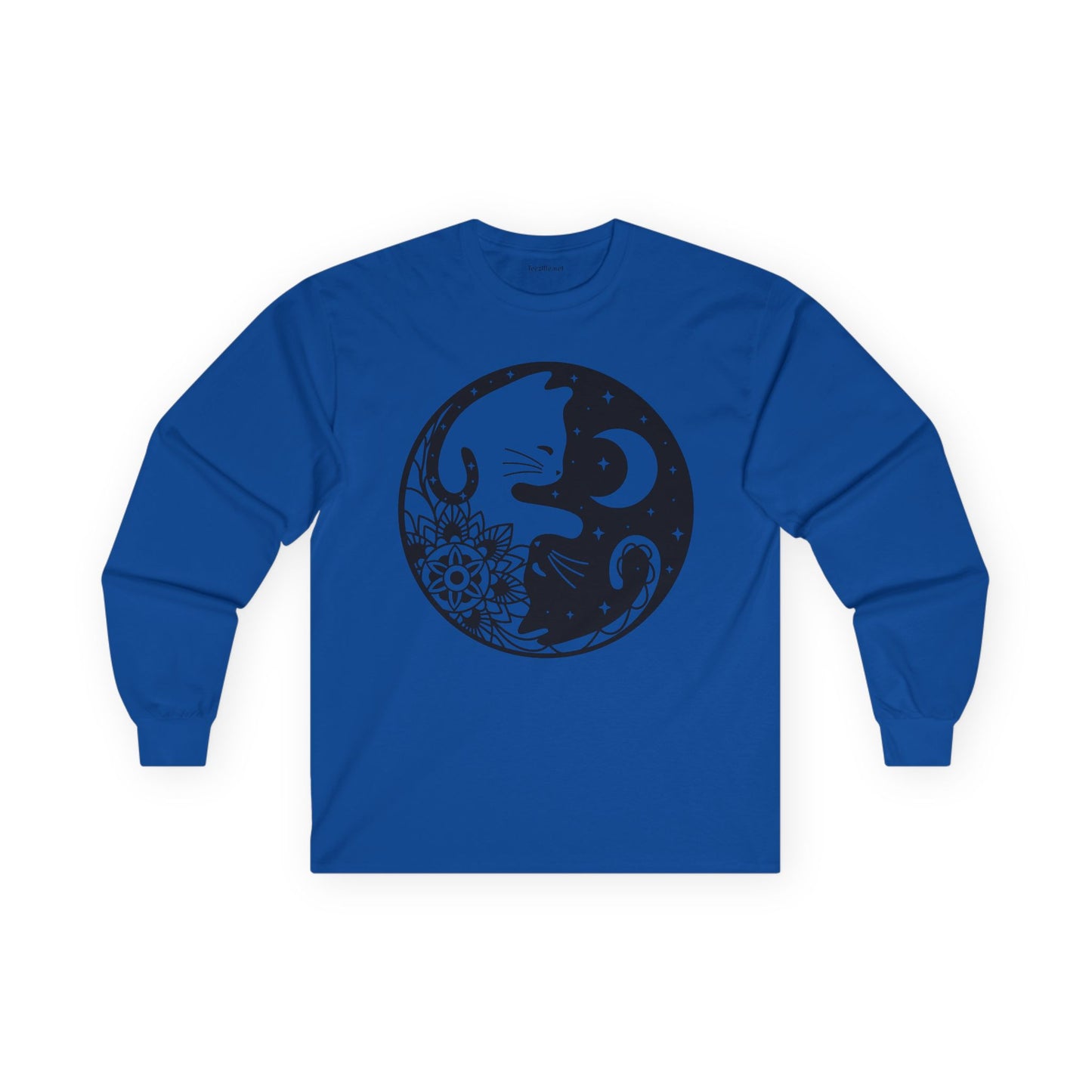 Yin Yang Cat02 Unisex Ultra Cotton Long Sleeve Tee
