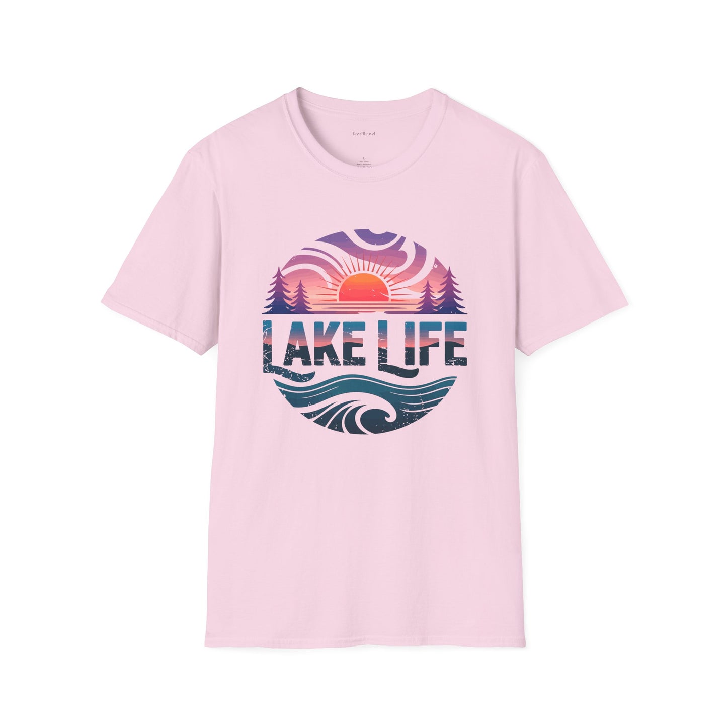 Lake Life - Unisex Softstyle T-Shirt 100% Cotton Graphic