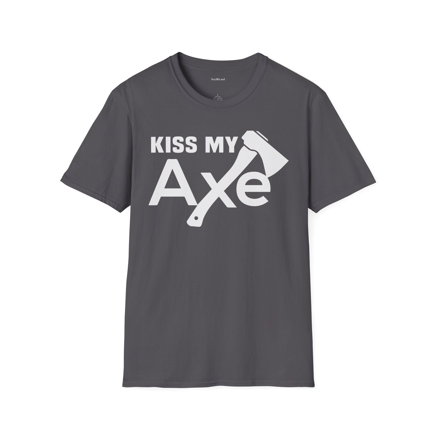 Kiss My Axe - Unisex Softstyle T-Shirt 100% Cotton Graphic