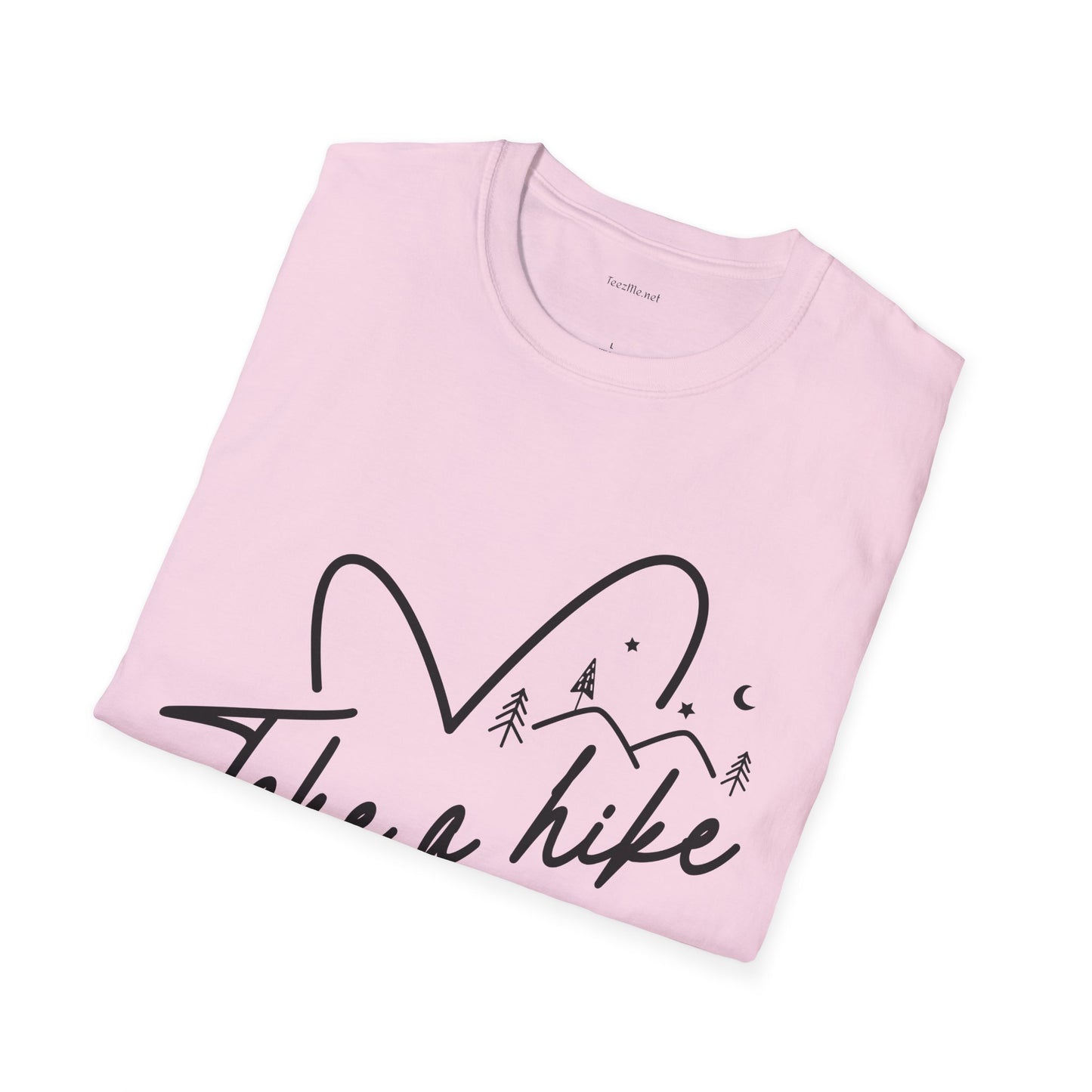 Take a Hike (black) - Unisex Softstyle T-Shirt 100% Cotton Graphic #weed #cannabis