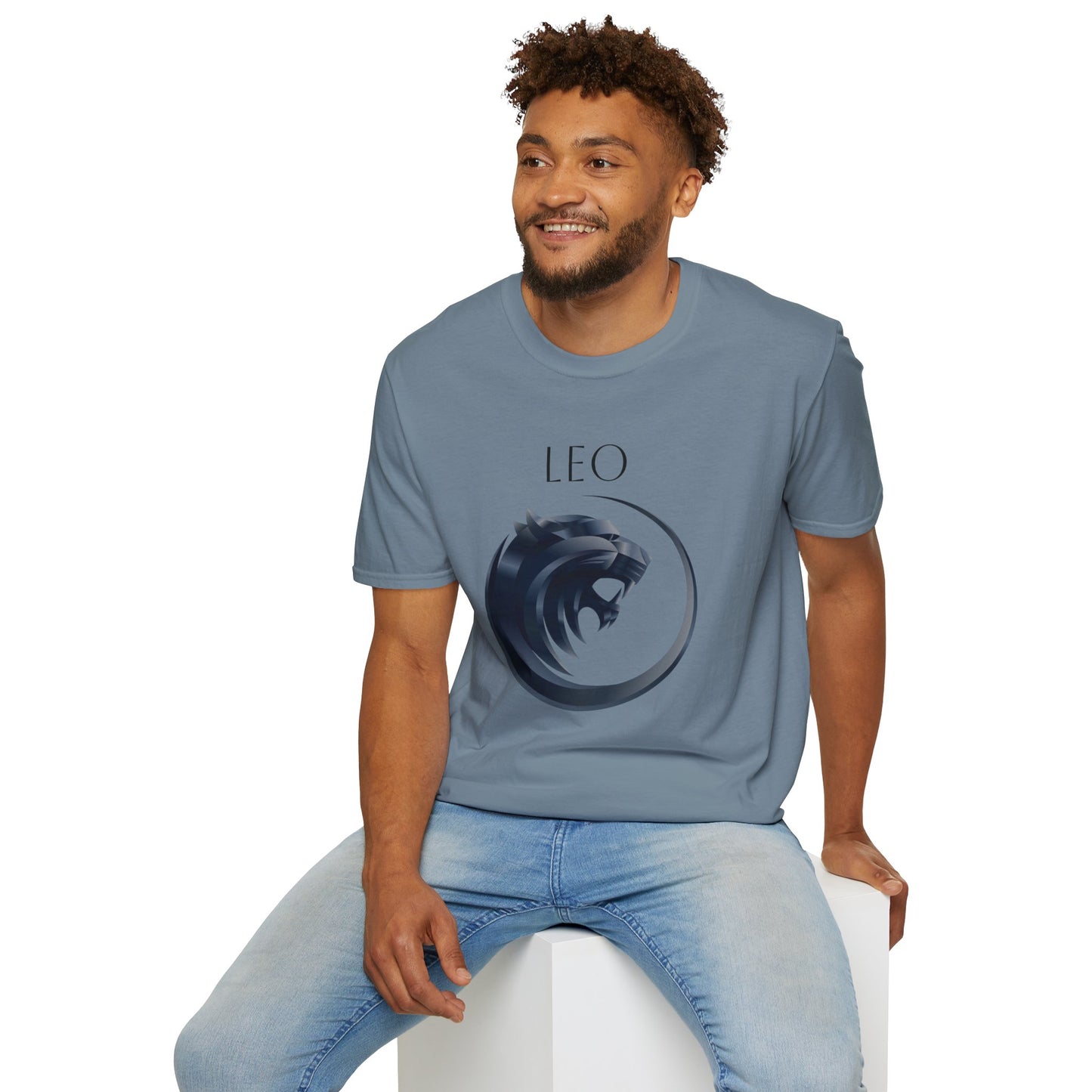 LEO - Unisex Softstyle T-Shirt 100% Cotton Graphic