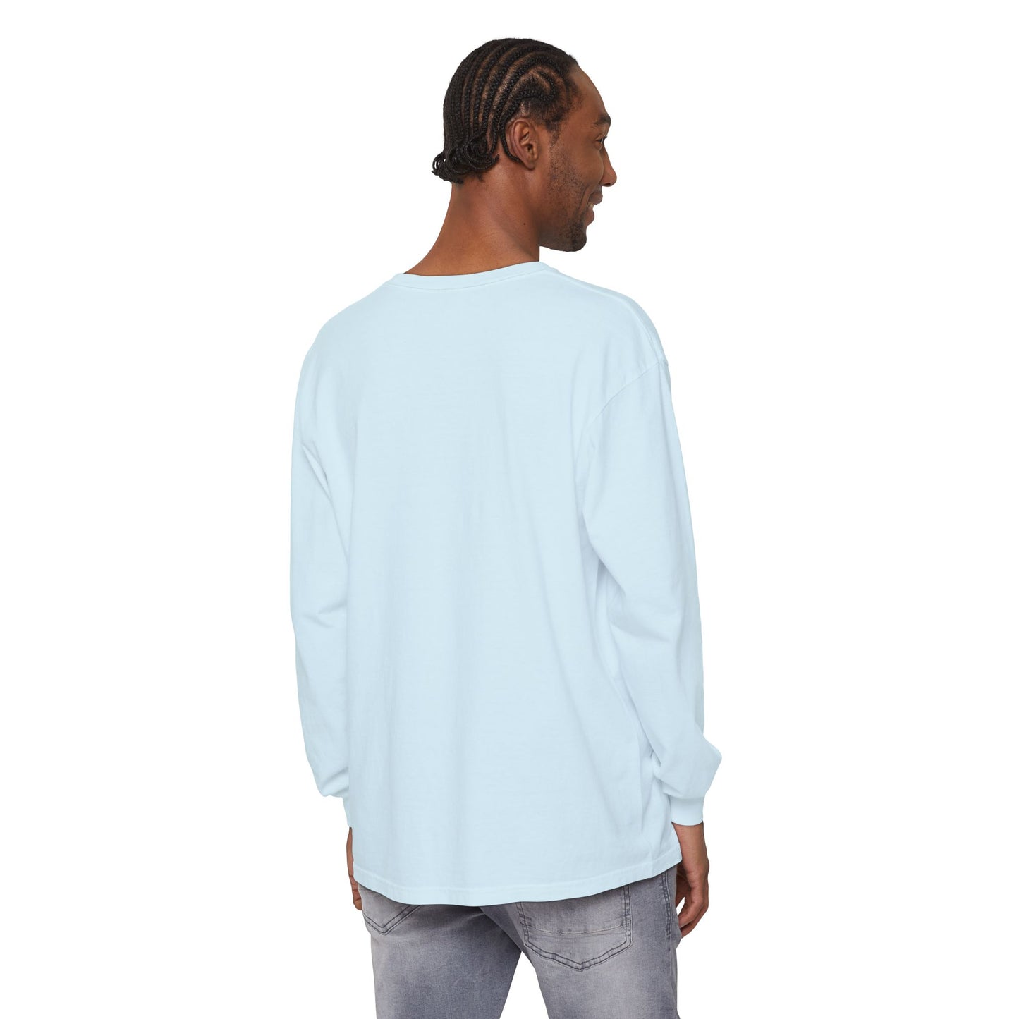 Resting Beach Face - Unisex Garment-dyed Long Sleeve T-Shirt