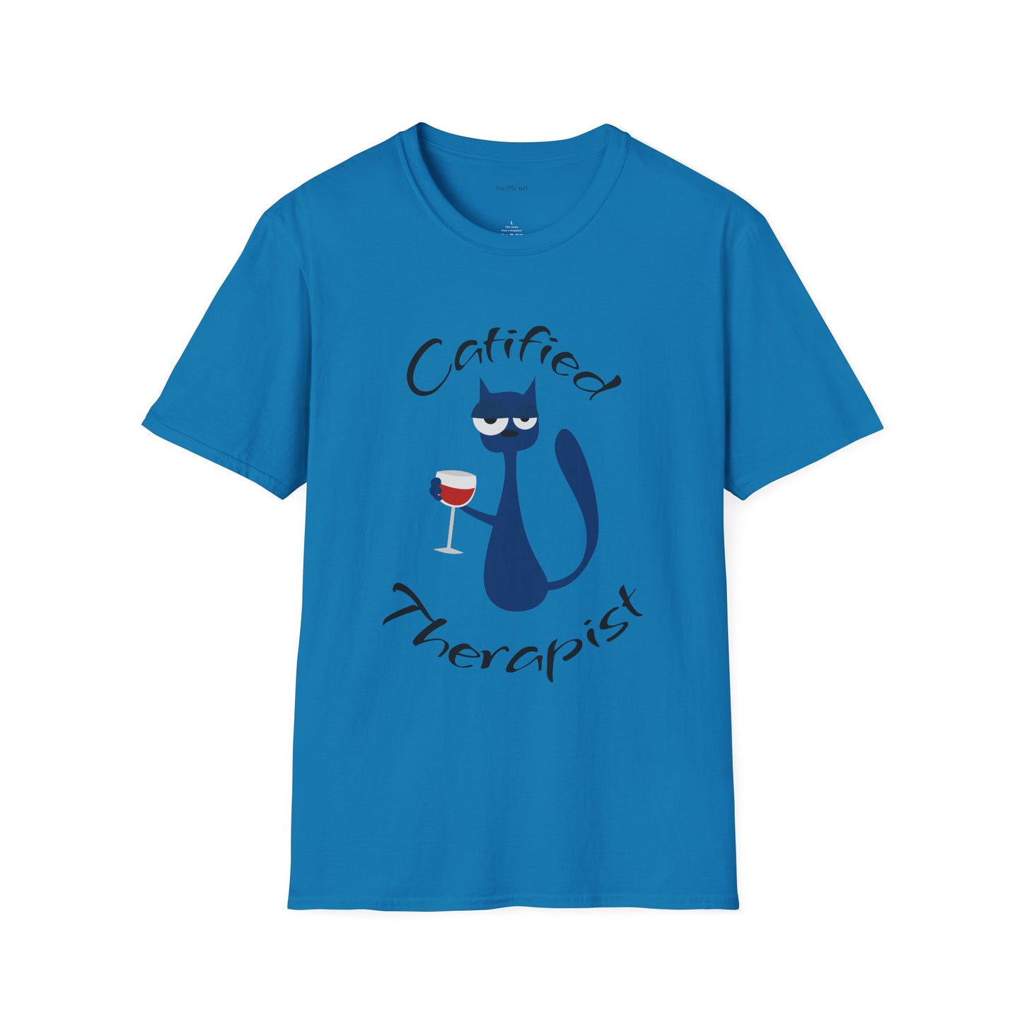 Catified Therapist - Unisex Softstyle T-Shirt 100% Cotton Graphic