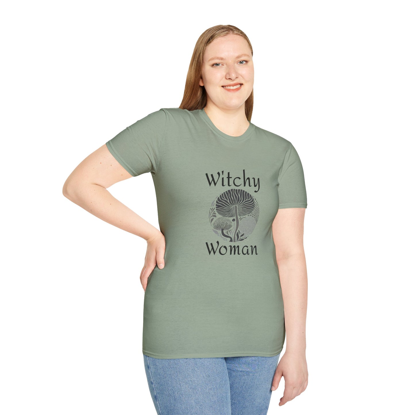 Witchy Woman - Unisex Softstyle T-Shirt 100% Cotton Graphic