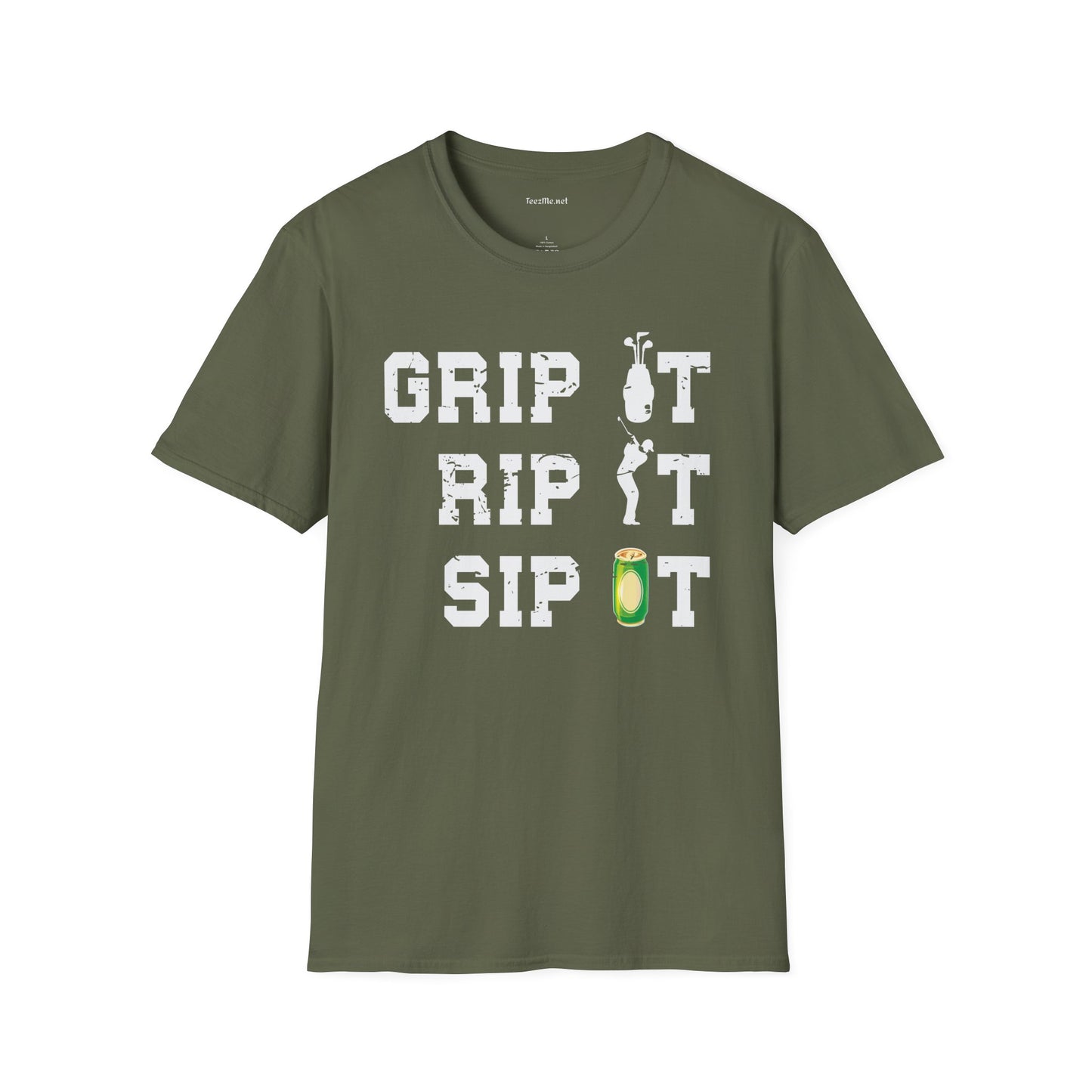 Funny Golf Unisex Softstyle T-Shirt 100% Cotton