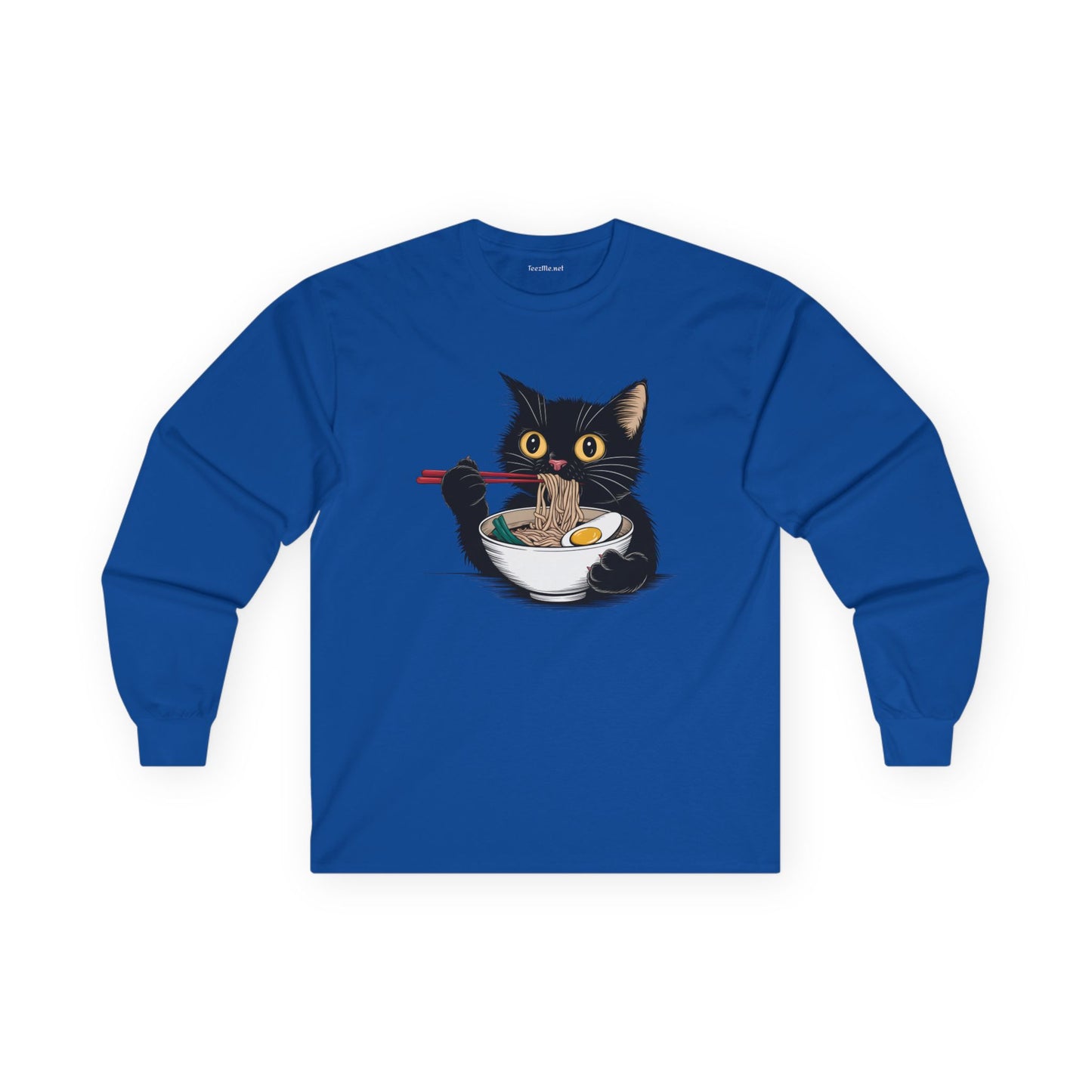 Ramen Lover Black Cat Unisex Ultra Cotton Long Sleeve Tee