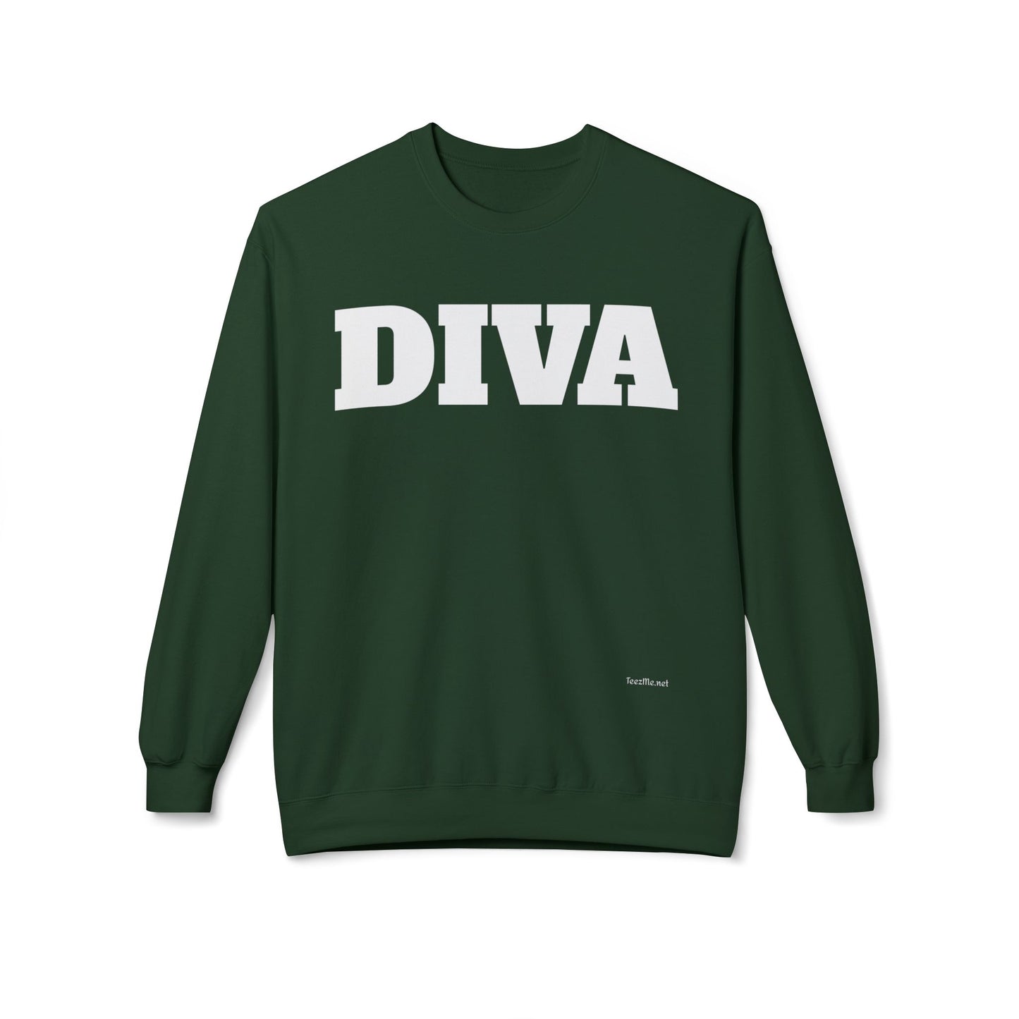 DIVA - Unisex Midweight Softstyle Fleece Crewneck Sweatshirt