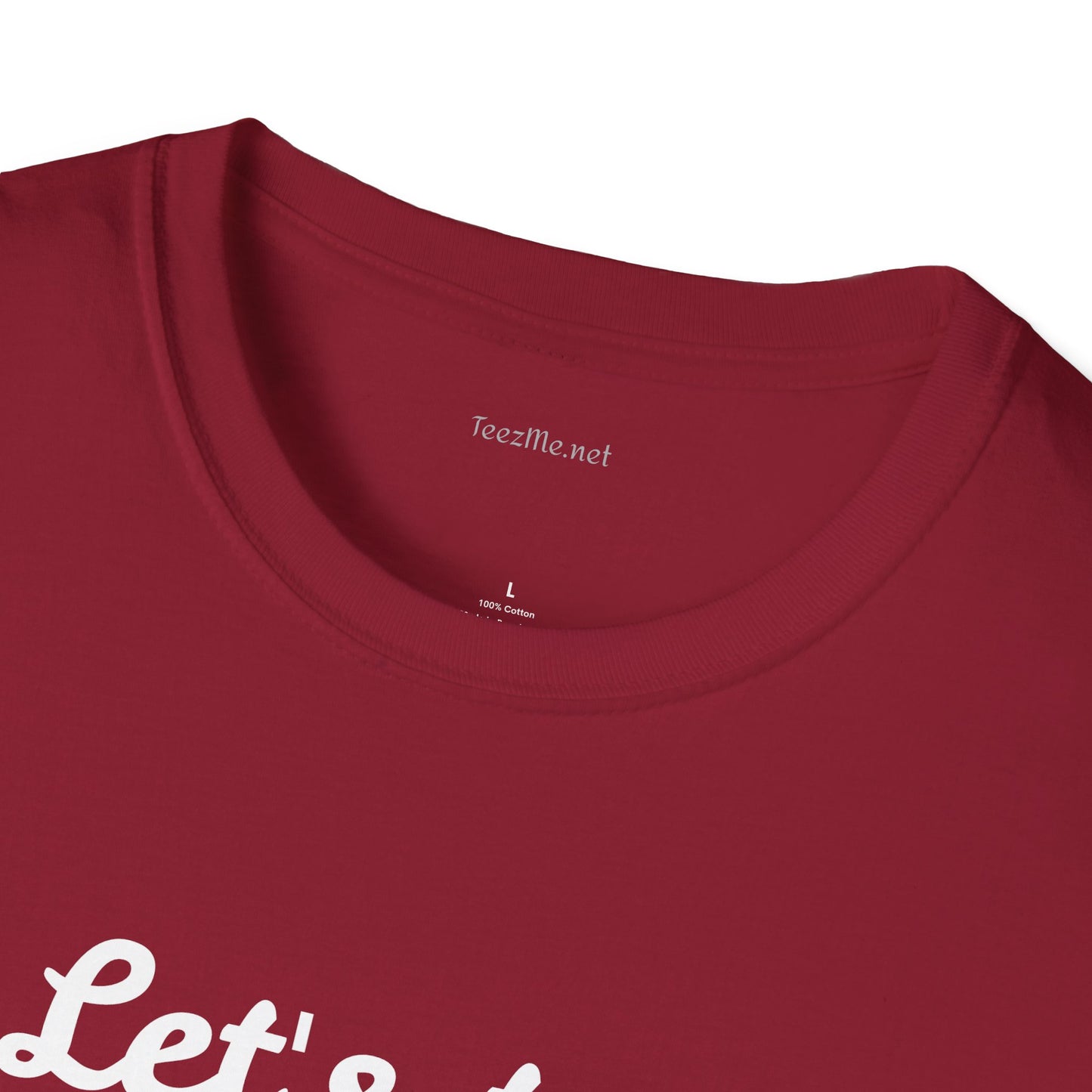 Let's Try Love - Unisex Softstyle T-Shirt 100% Cotton Graphic