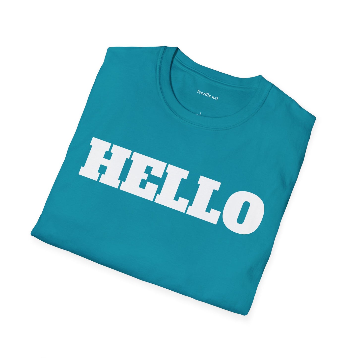 HELLO - Unisex Softstyle T-Shirt 100% Cotton Graphic