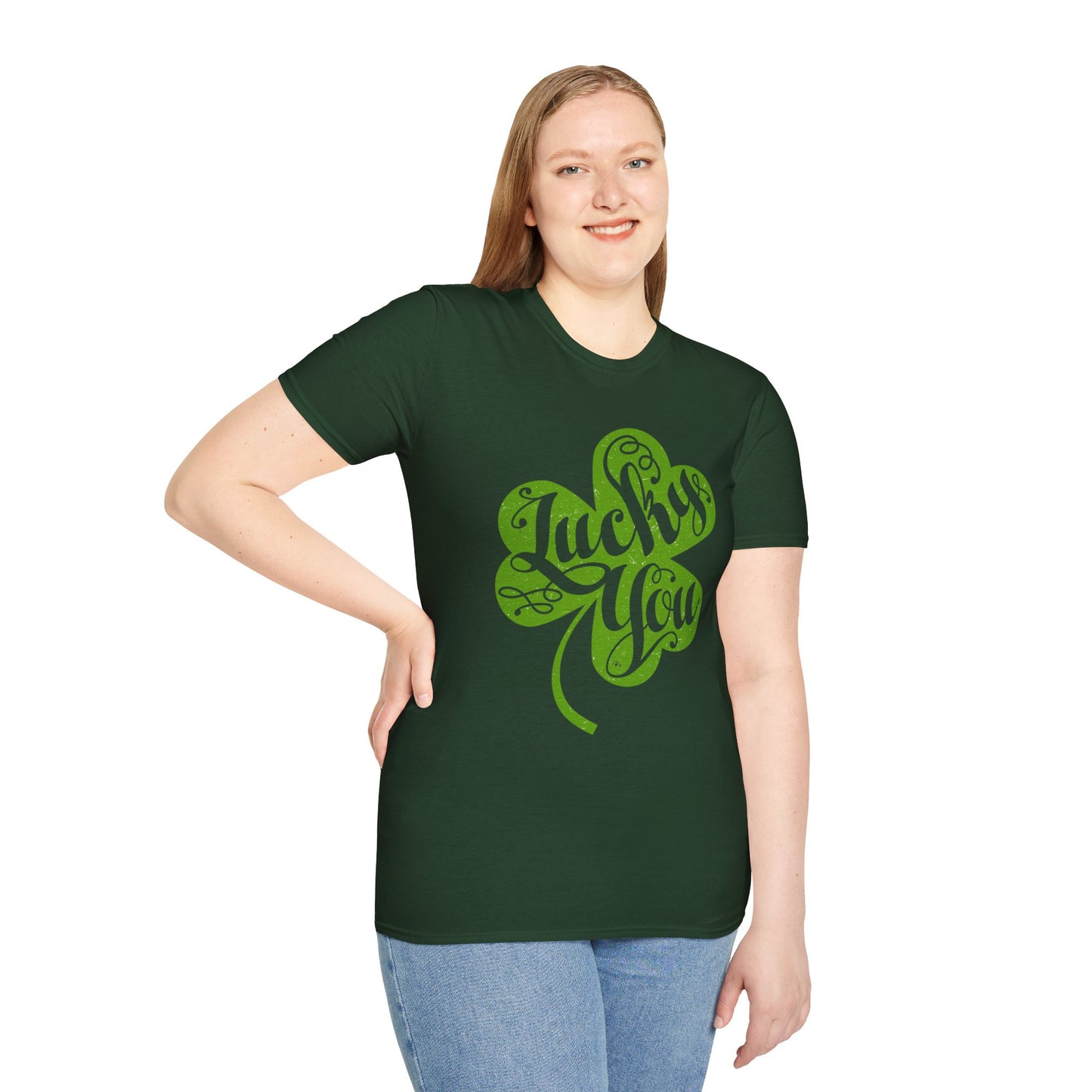Lucky You - Unisex Softstyle T-Shirt 100% Cotton Graphic