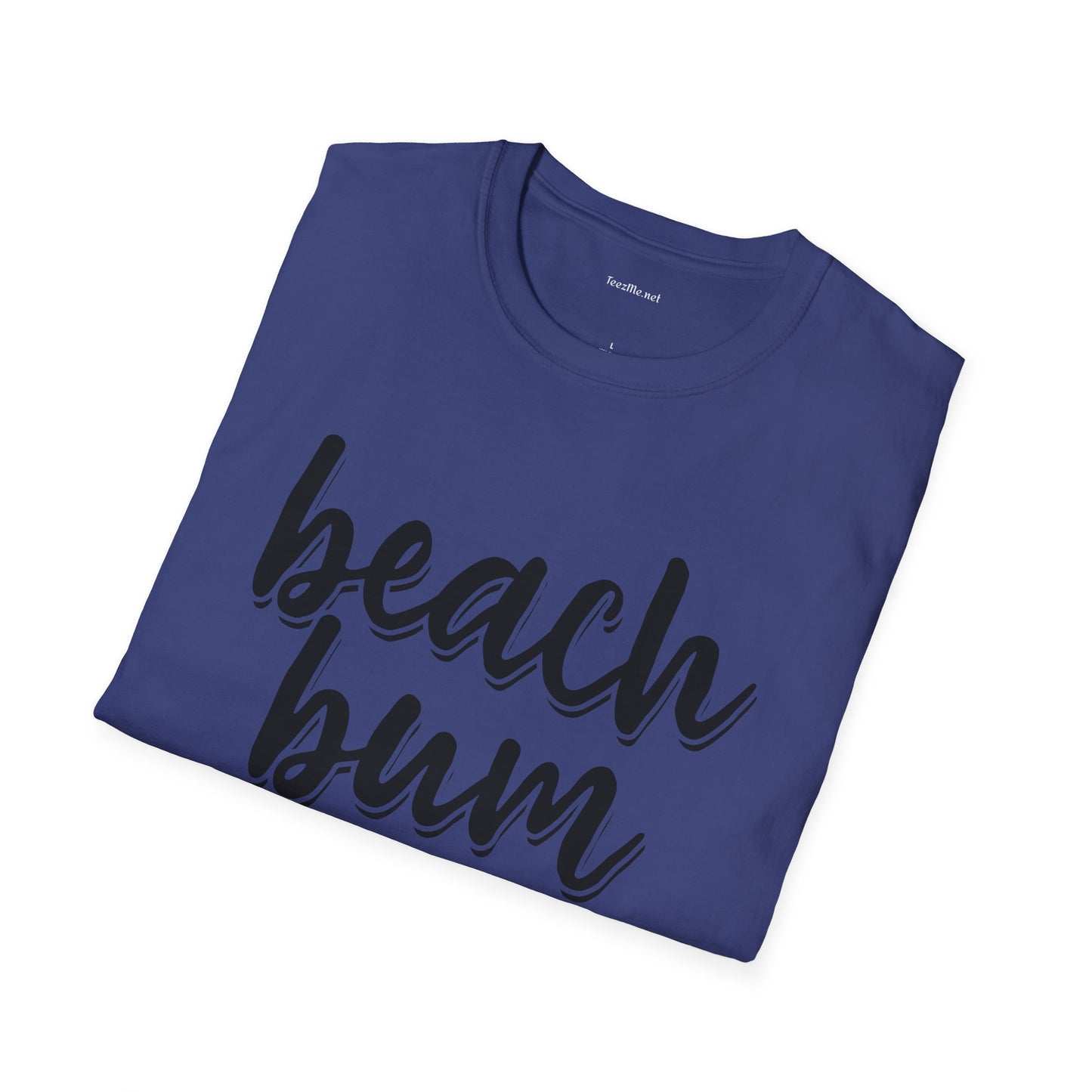 Beach Bum - Unisex Softstyle T-Shirt 100% Cotton Graphic (1)
