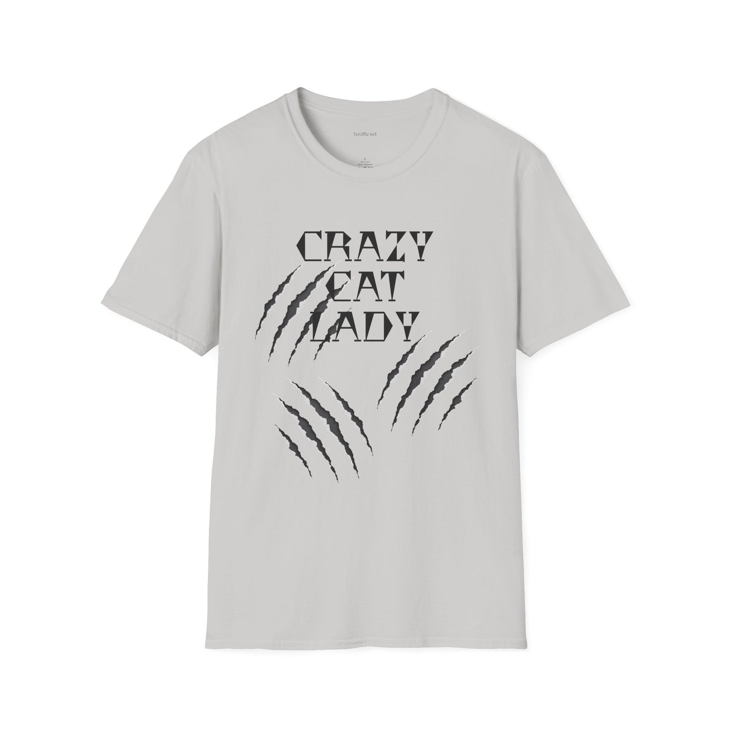 Crazy Cat Lady - Unisex Softstyle T-Shirt 100% Cotton Graphic