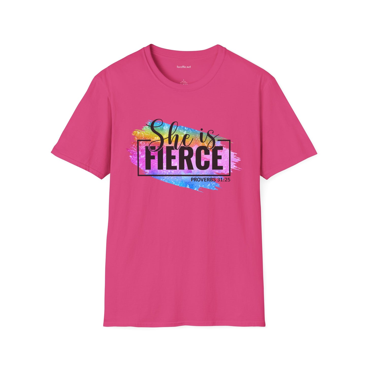 She is FIERCE Unisex Softstyle T-Shirt 100% Cotton Graphic