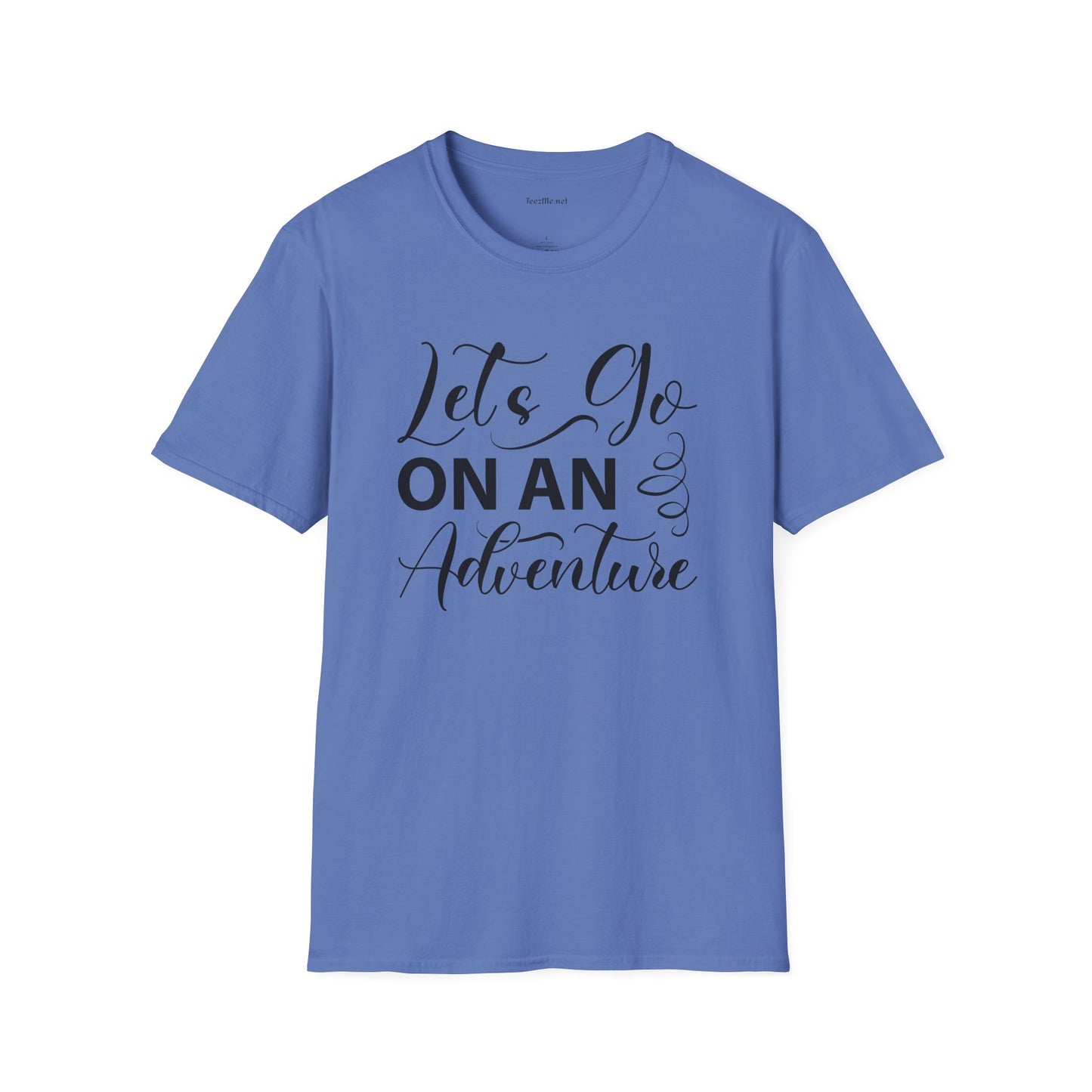 Let's Go On an Adventure Unisex Softstyle T-Shirt 100% Cotton Graphic